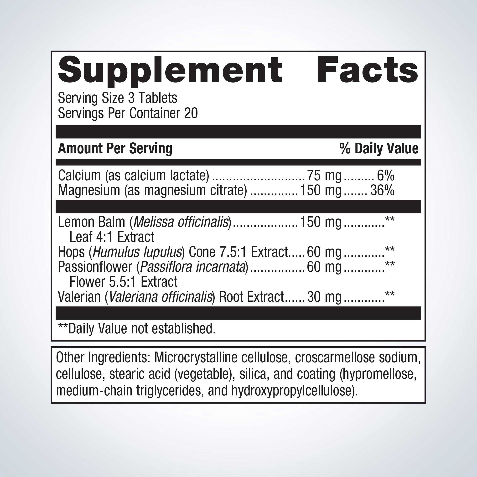 Metagenics MyoCalm Plus Ingredients