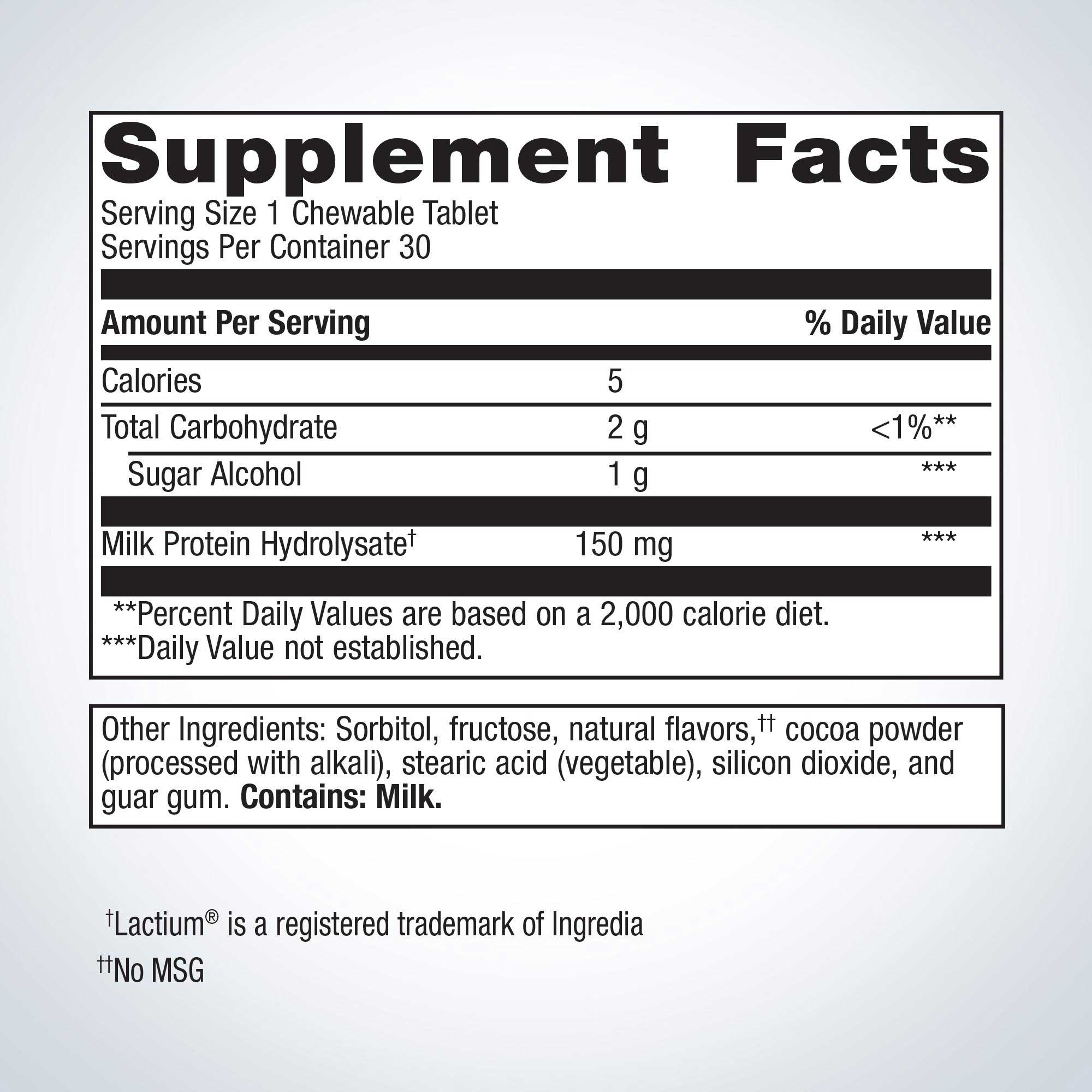 Metagenics NuSera Ingredients