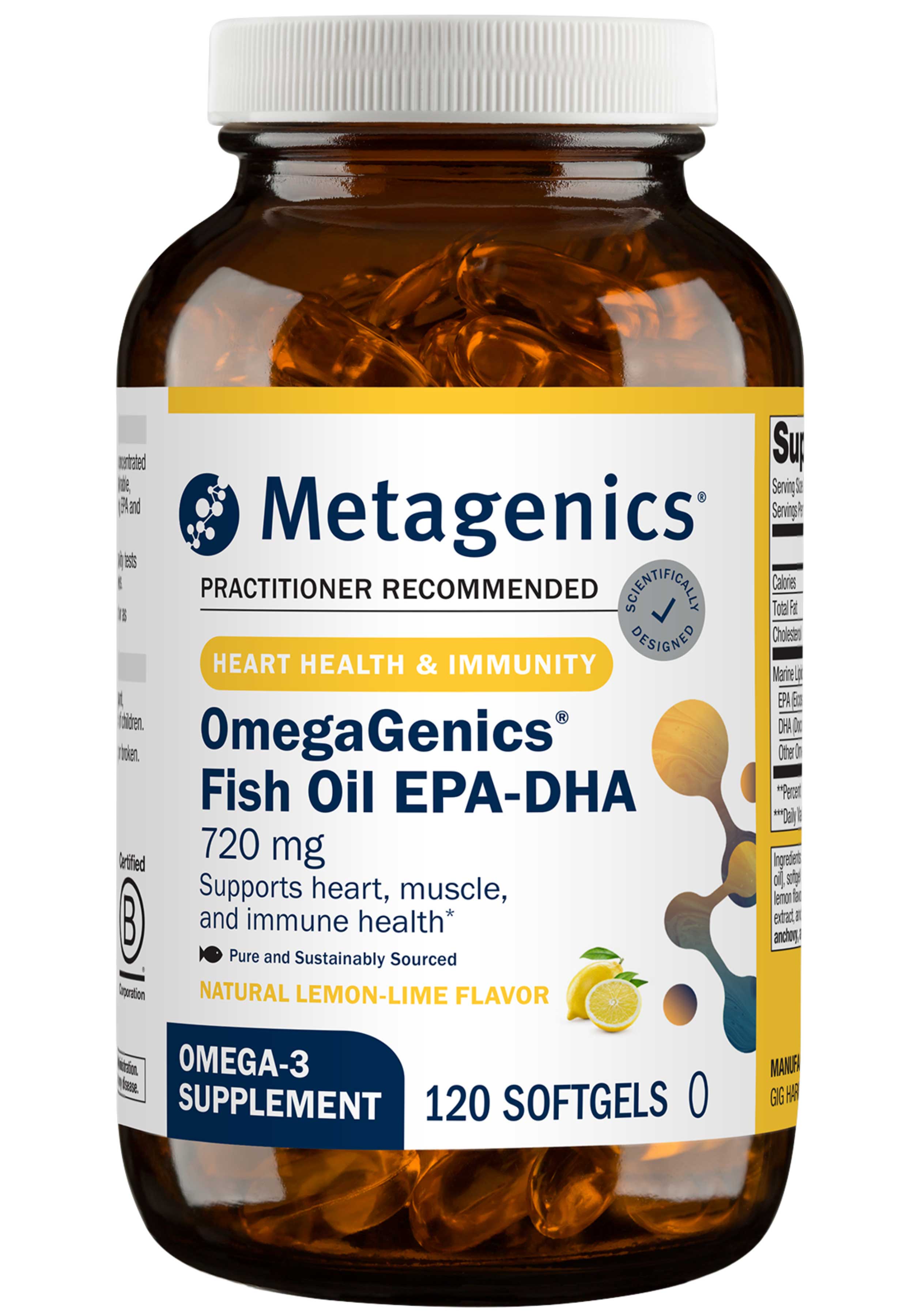 Metagenics OmegaGenics Fish Oil EPA-DHA 720 mg
