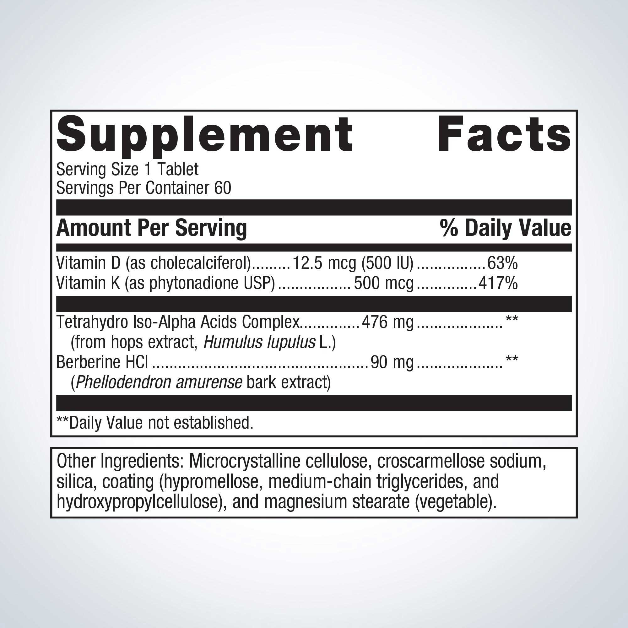 Metagenics Ostera Ingredients
