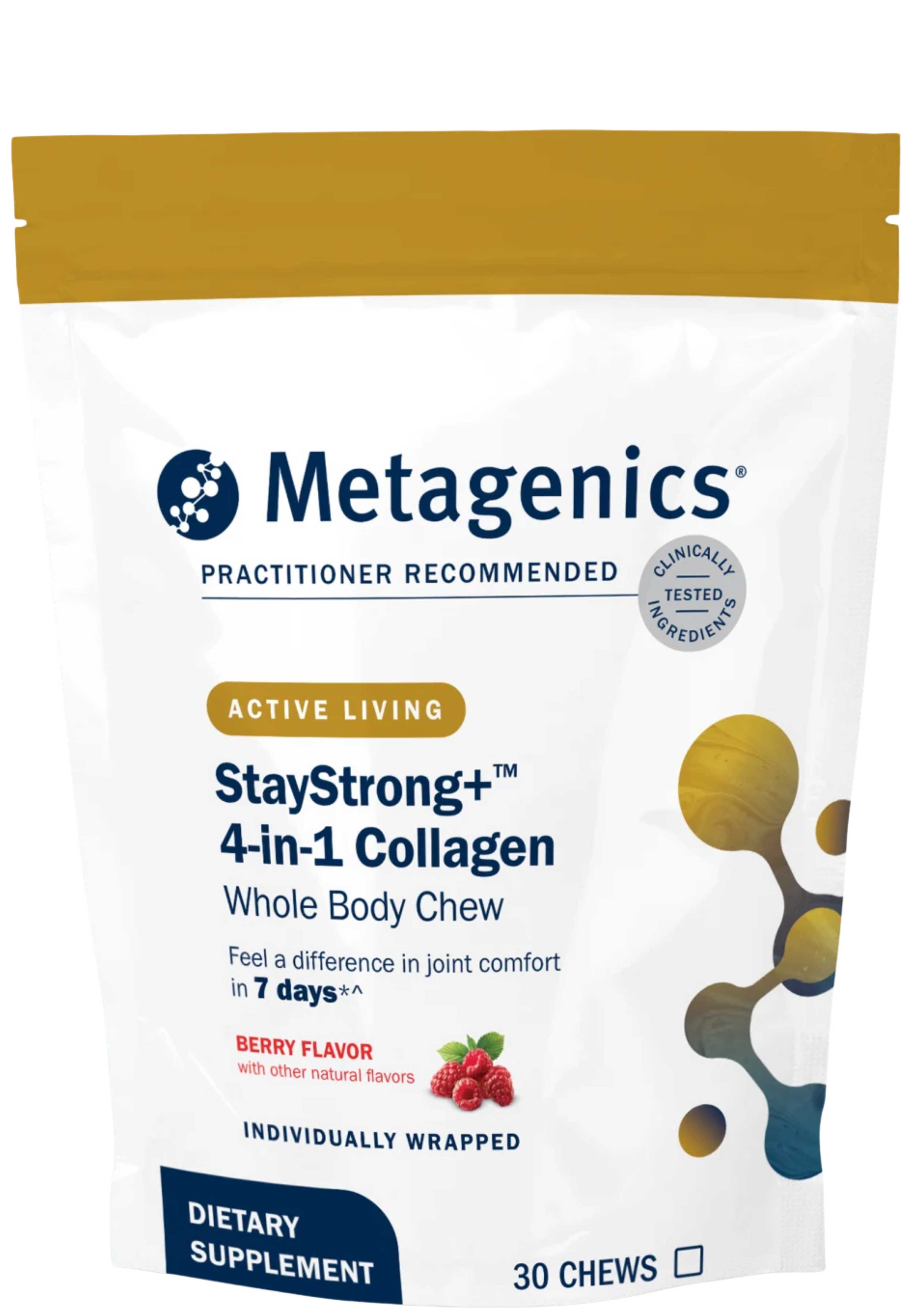 Metagenics StayStrong+ 4-in-1 Collagen Whole Body Chew