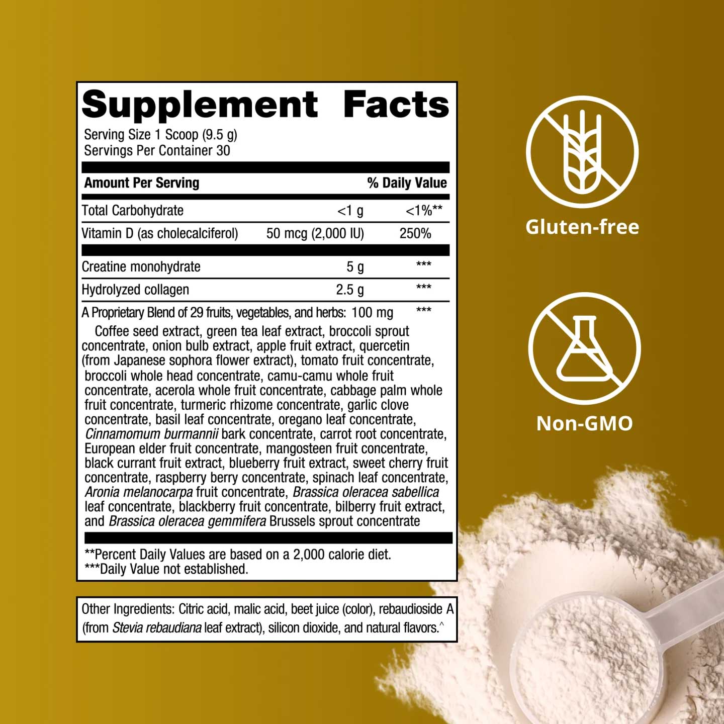 Metagenics StayStrong+ Brain & Body Ingredients