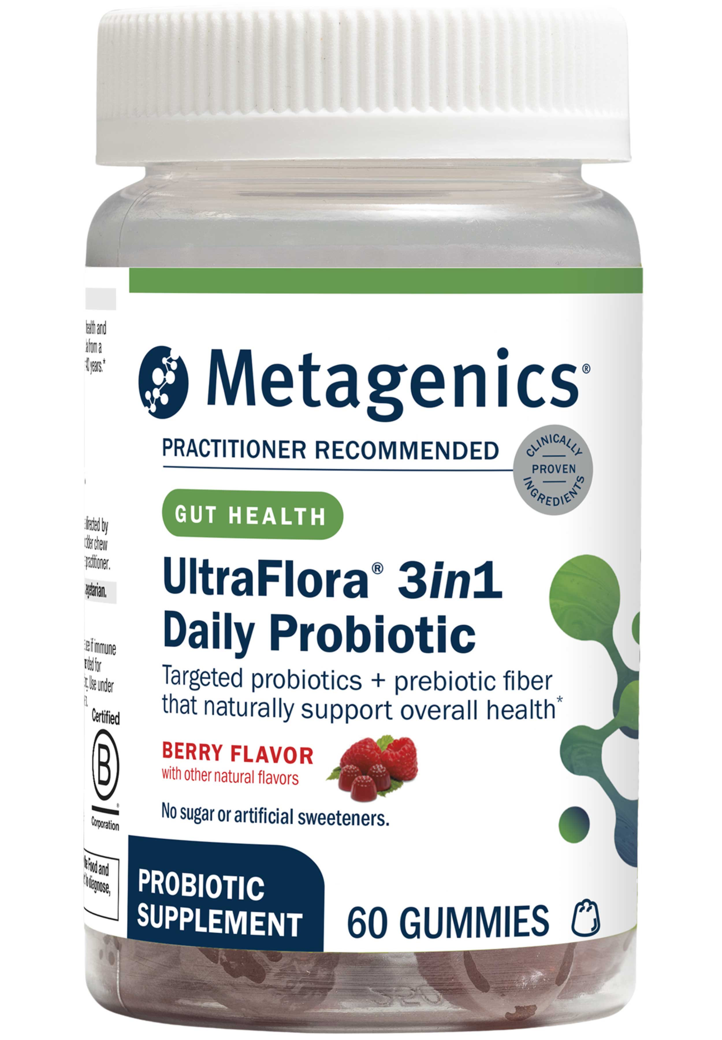 Metagenics UltraFlora 3-in-1 Daily Probiotic