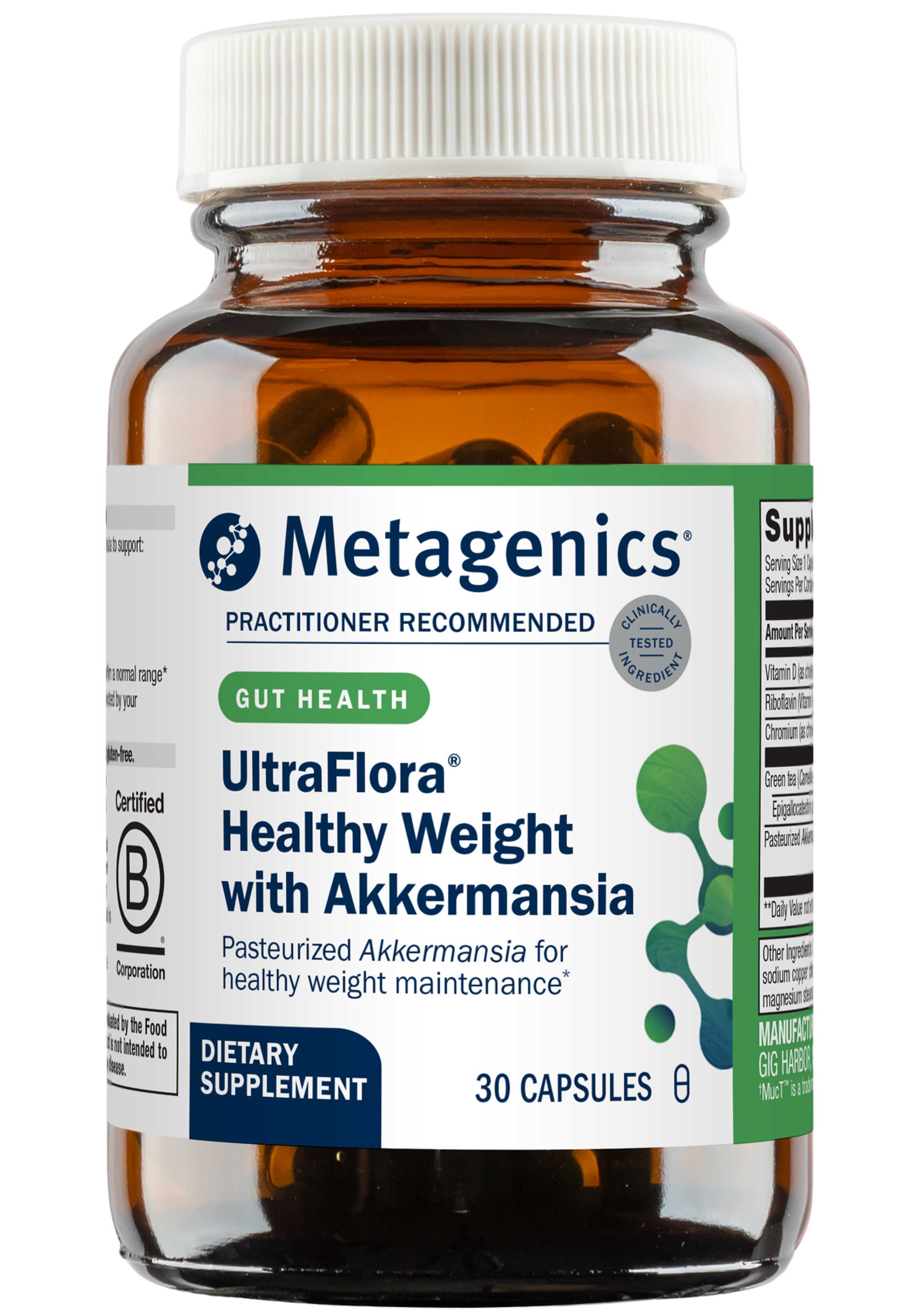 Metagenics UltraFlora Healthy Weight with Akkermansia