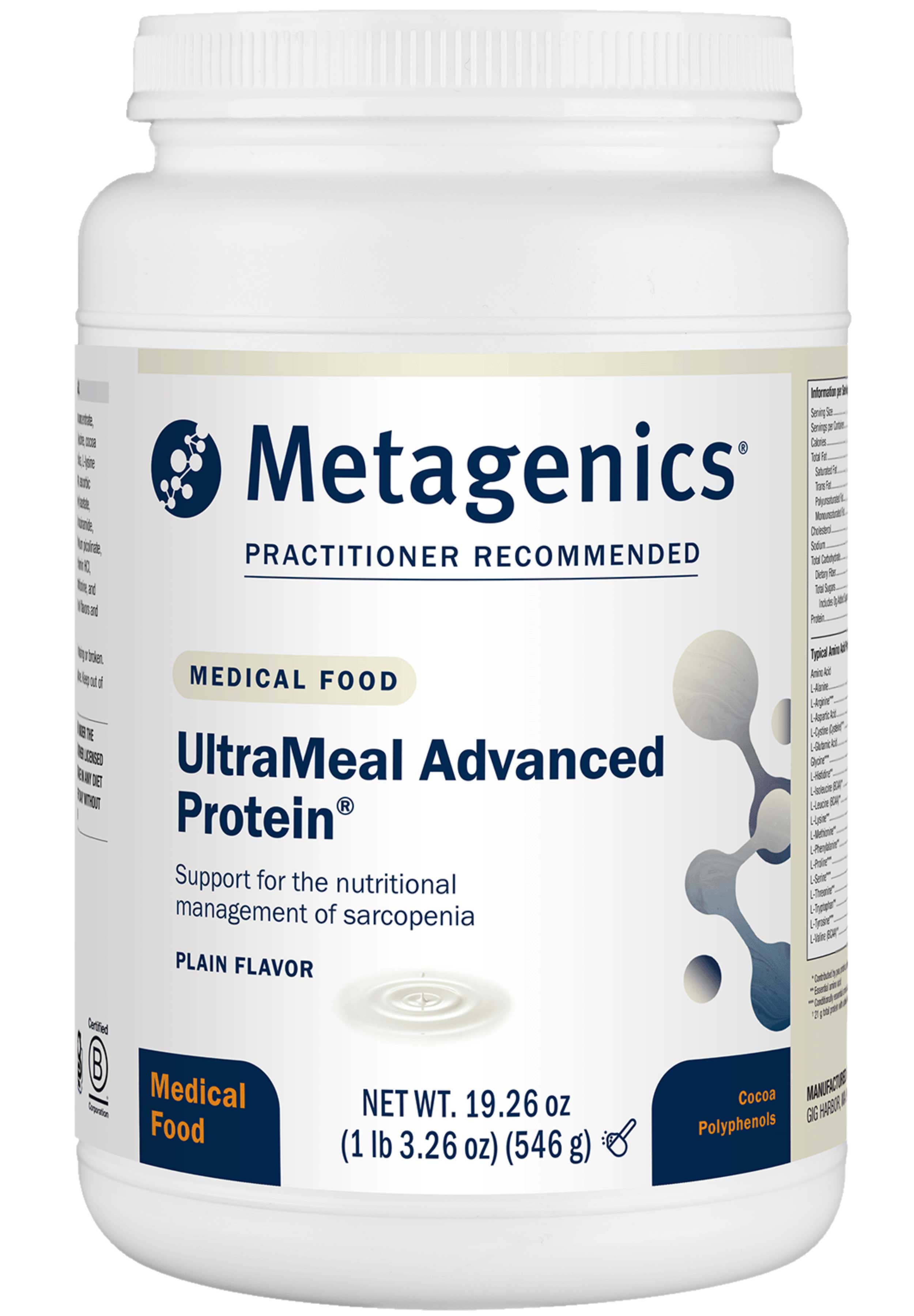 Metagenics UltraMeal Advanced Protein