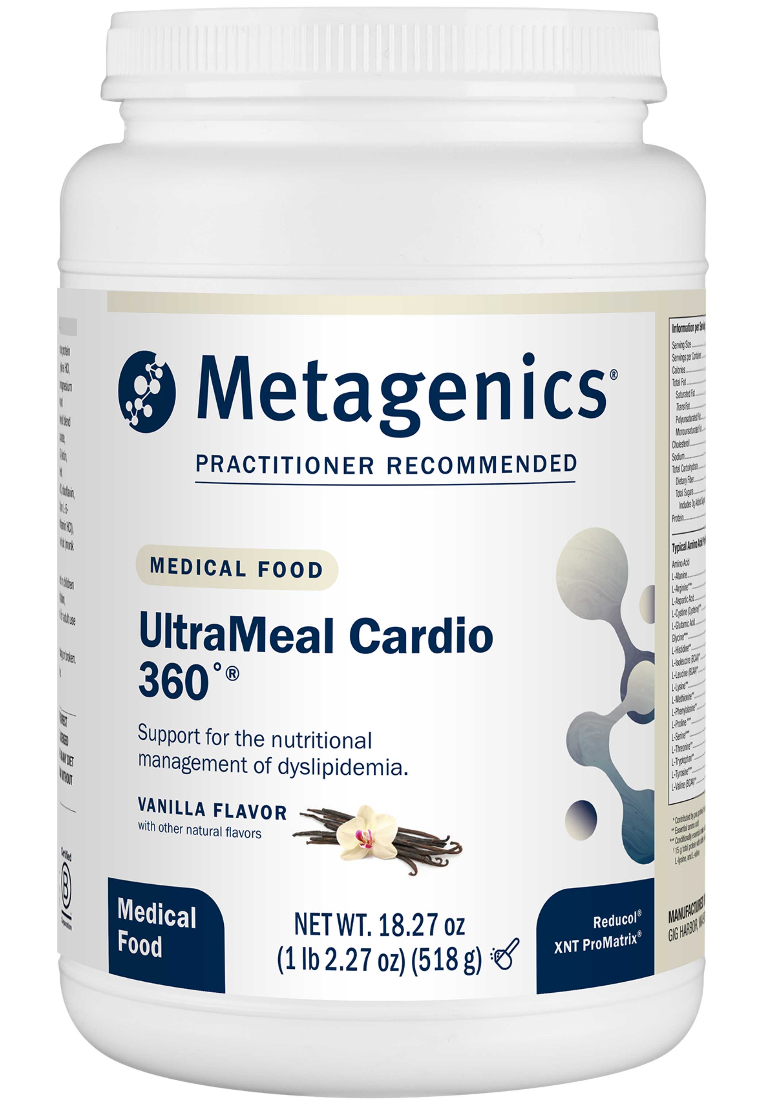 Metagenics UltraMeal Cardio 360