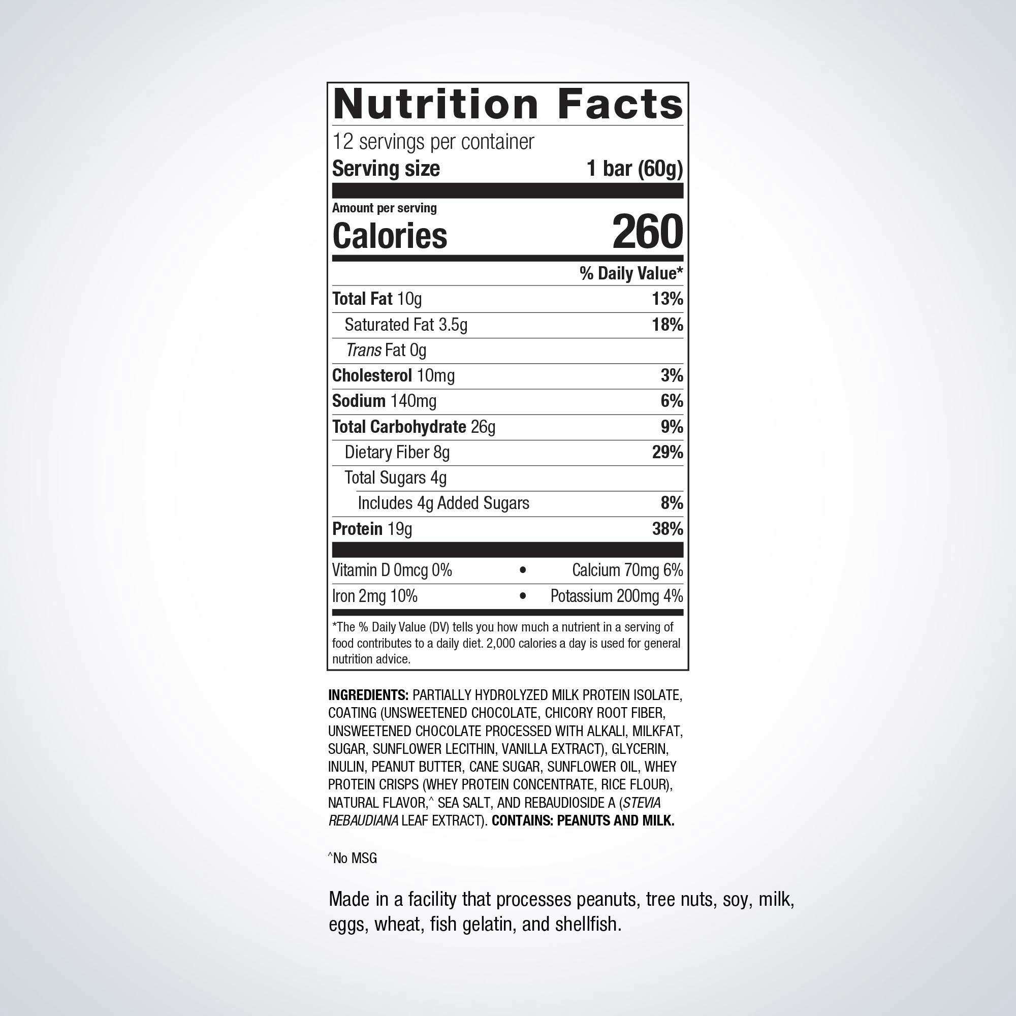 Metagenics Ultra Protein Bar Ingredients