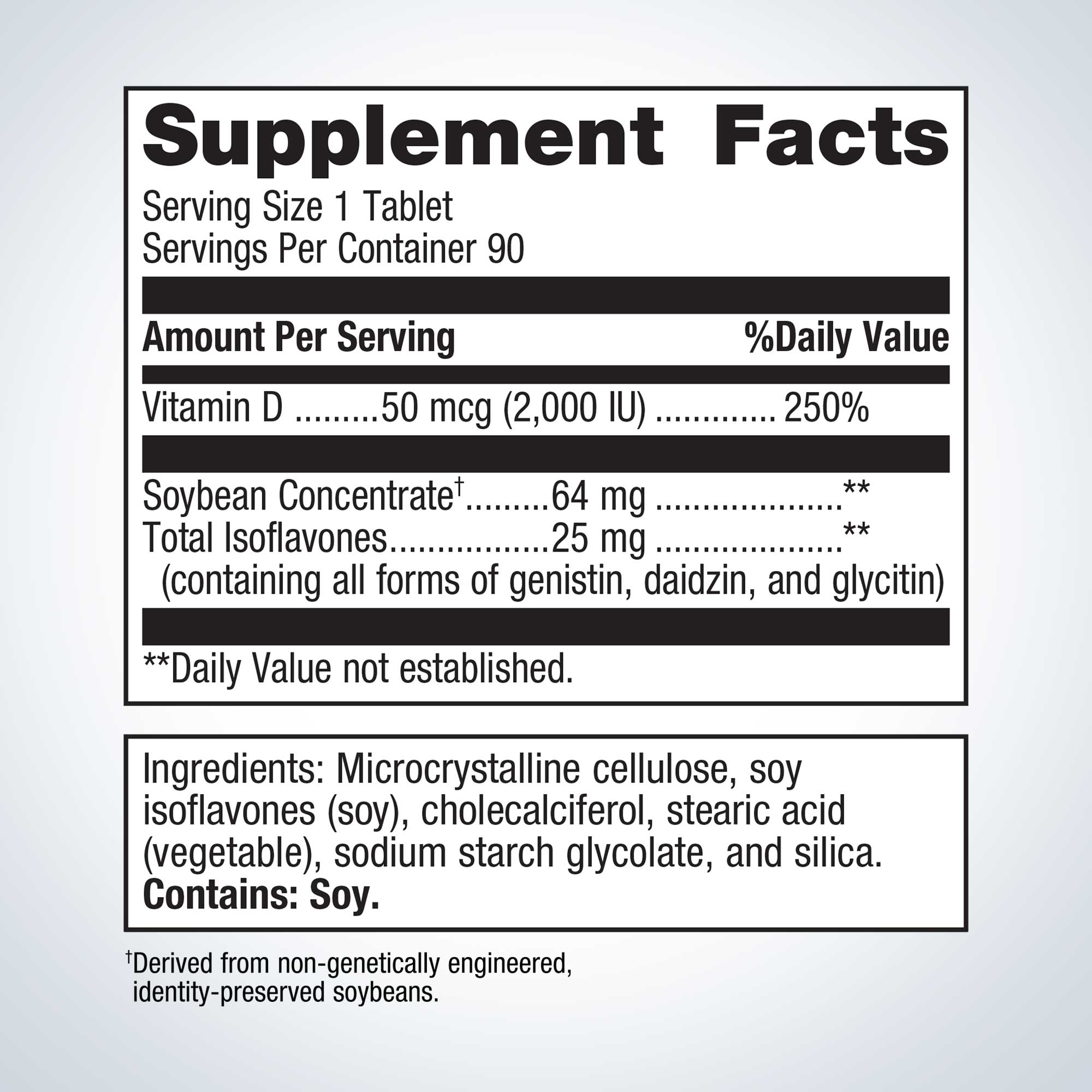 Metagenics Vitamin D3 2000 Complex Ingredients