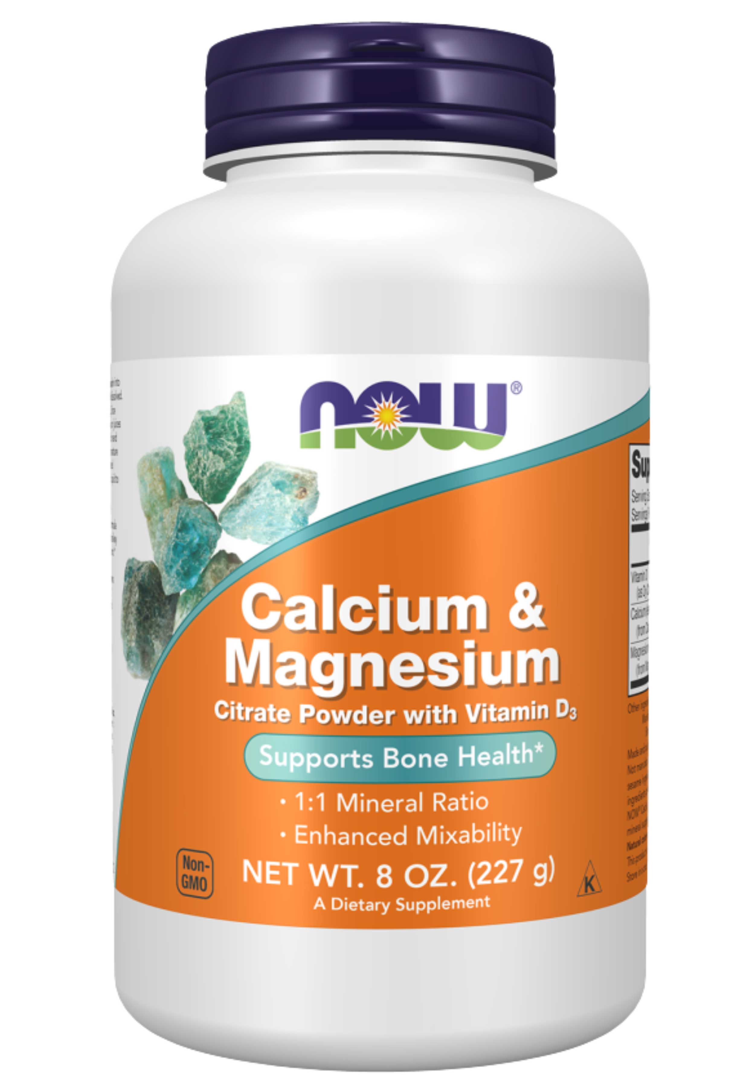 NOW Calcium & Magnesium Powder