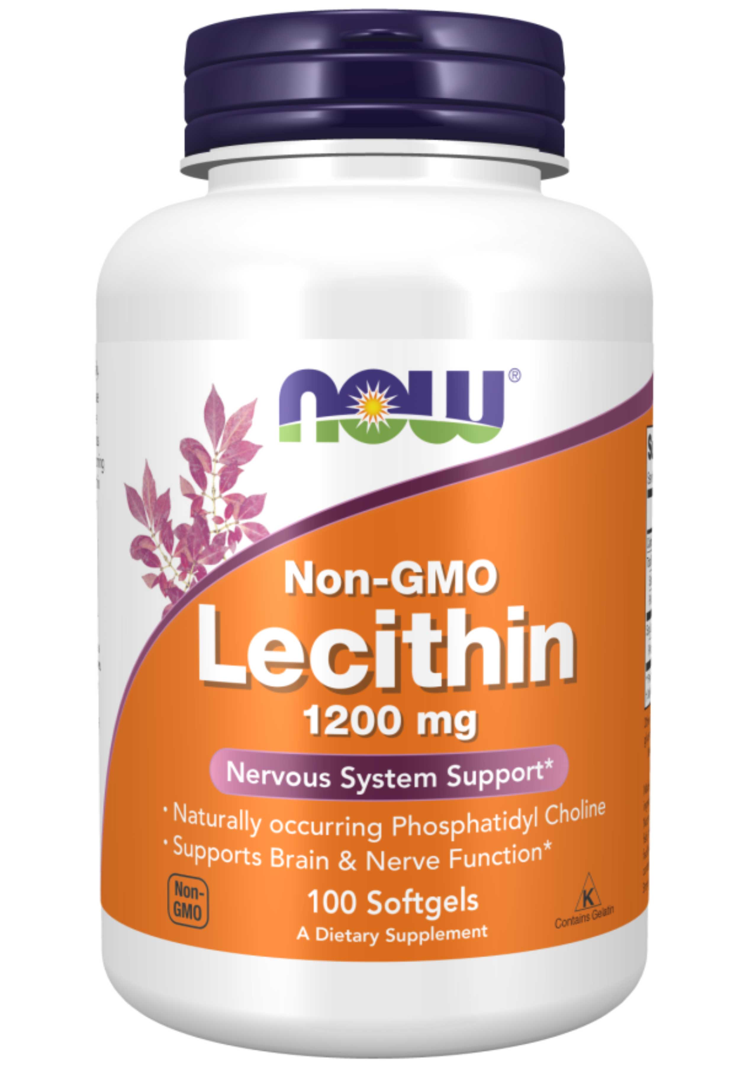 NOW Non-GMO Lecithin 1200 mg