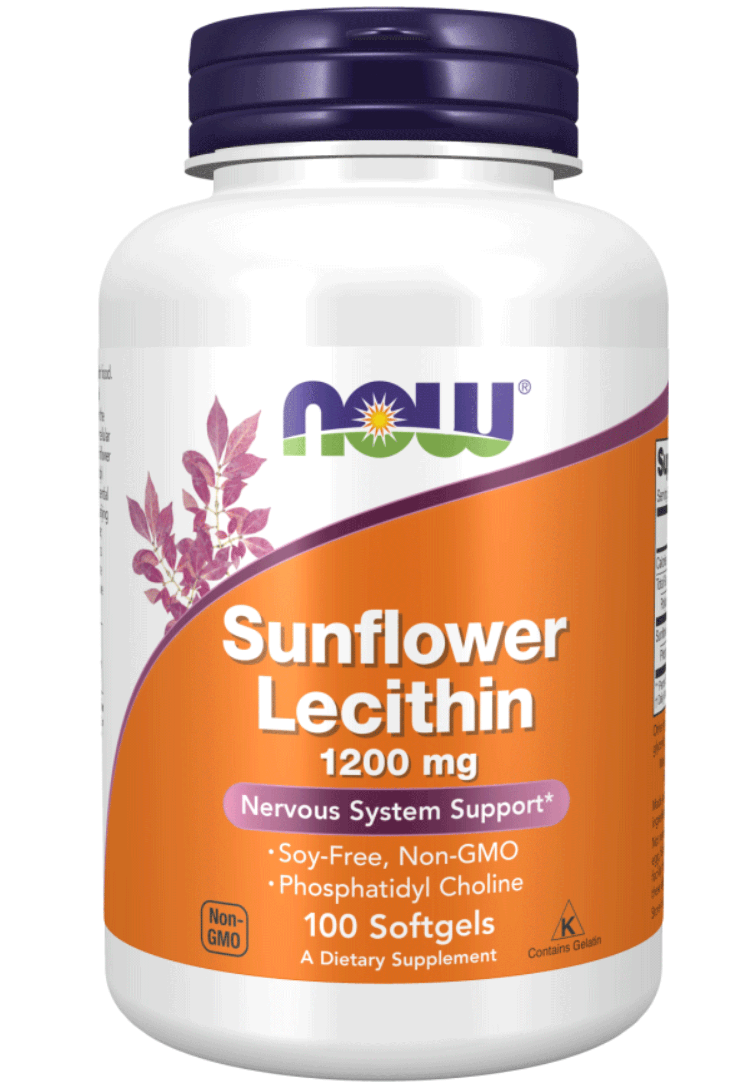 NOW Sunflower Lecithin 1200 mg