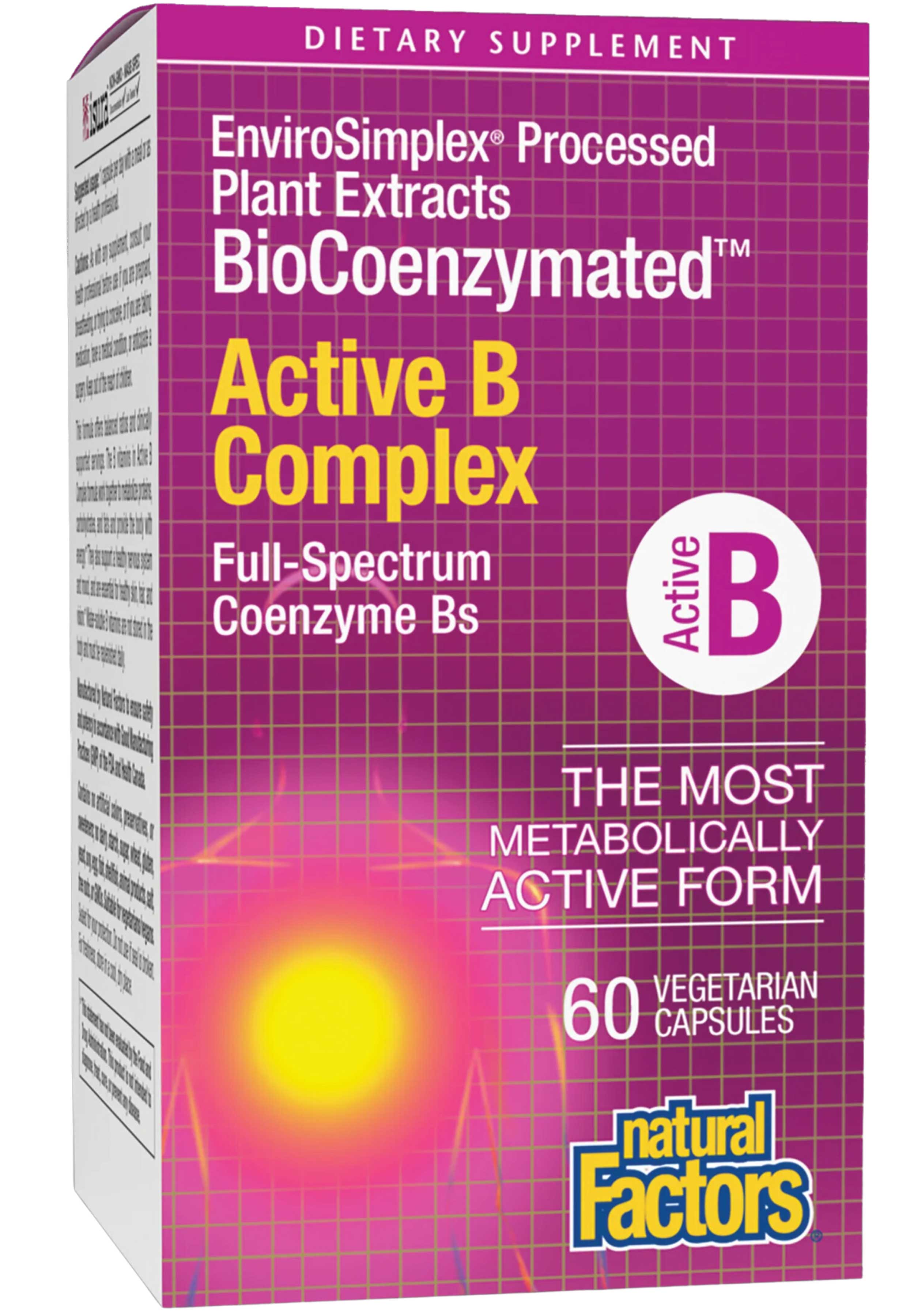 Natural Factors BioCoenzymated Active B Complex