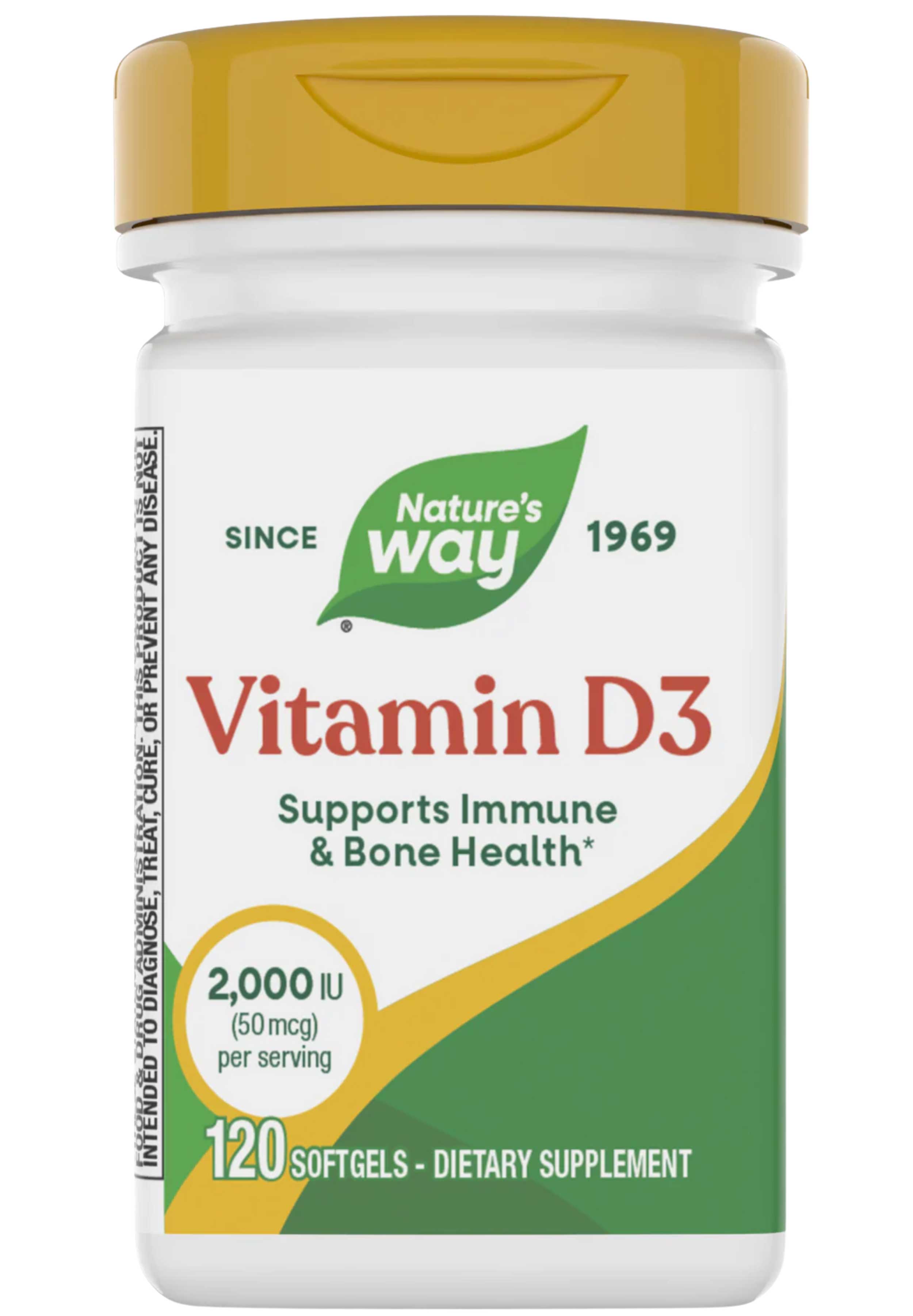 Nature's Way Vitamin D3 (Formerly Vitamin D3 Extra Strength)