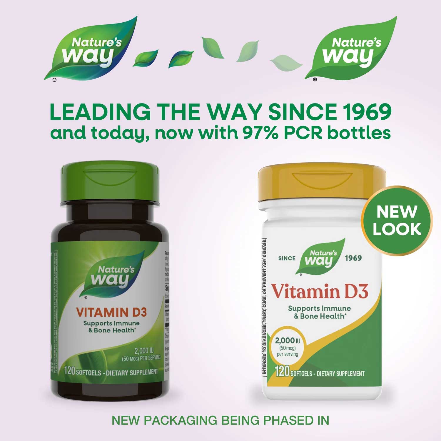 Nature's Way Vitamin D3 (Formerly Vitamin D3 Extra Strength) New Look