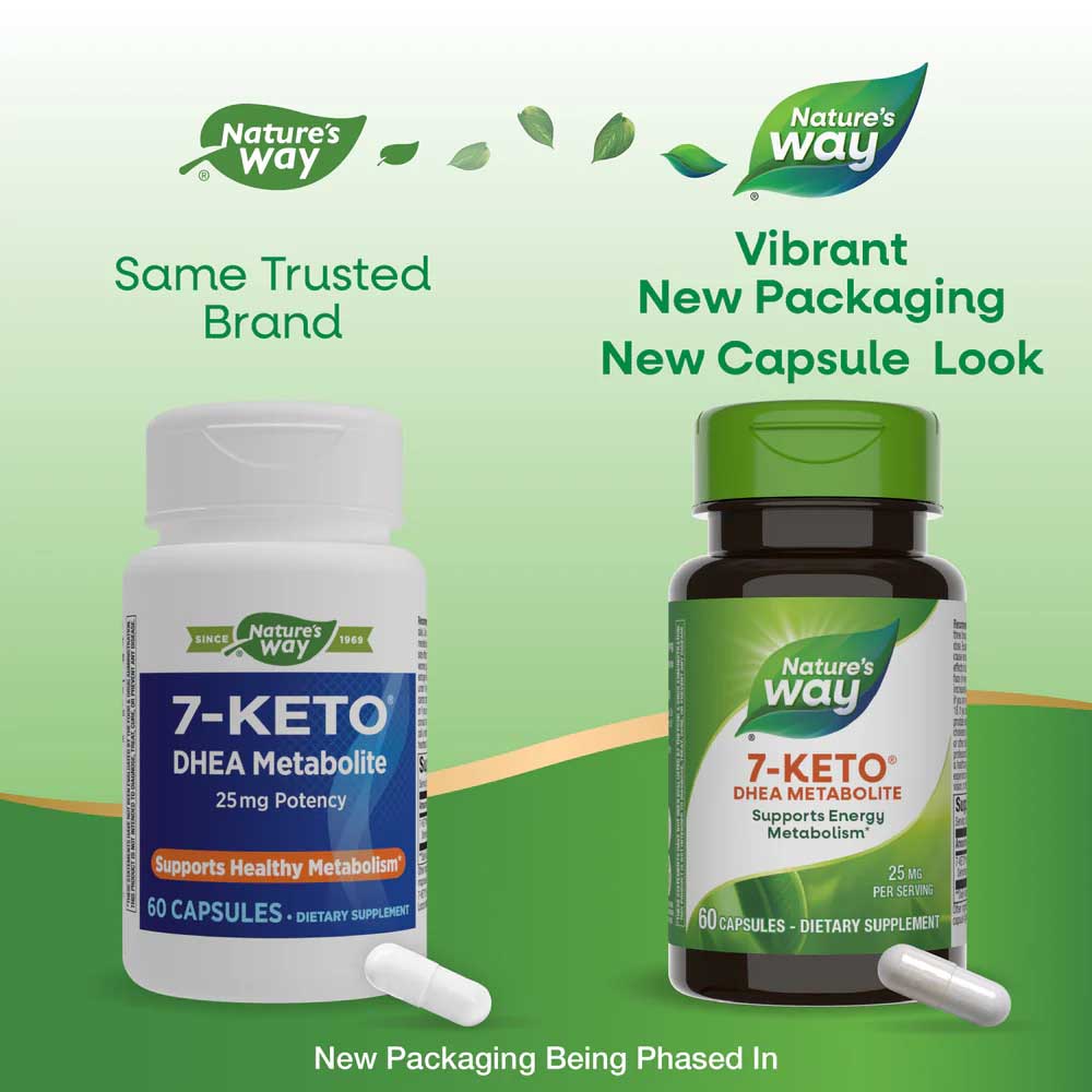 Nature's Way 7-Keto (Formerly Enzymatic Therapy 7-Keto) New Look