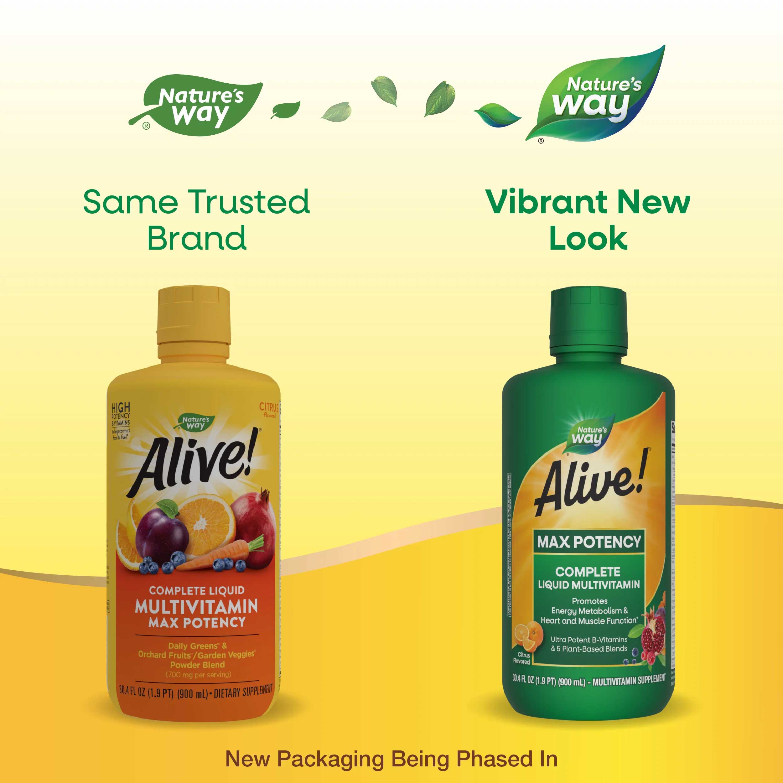 Nature's Way Alive! Max Potency Liquid Multi-Vitamin New Look