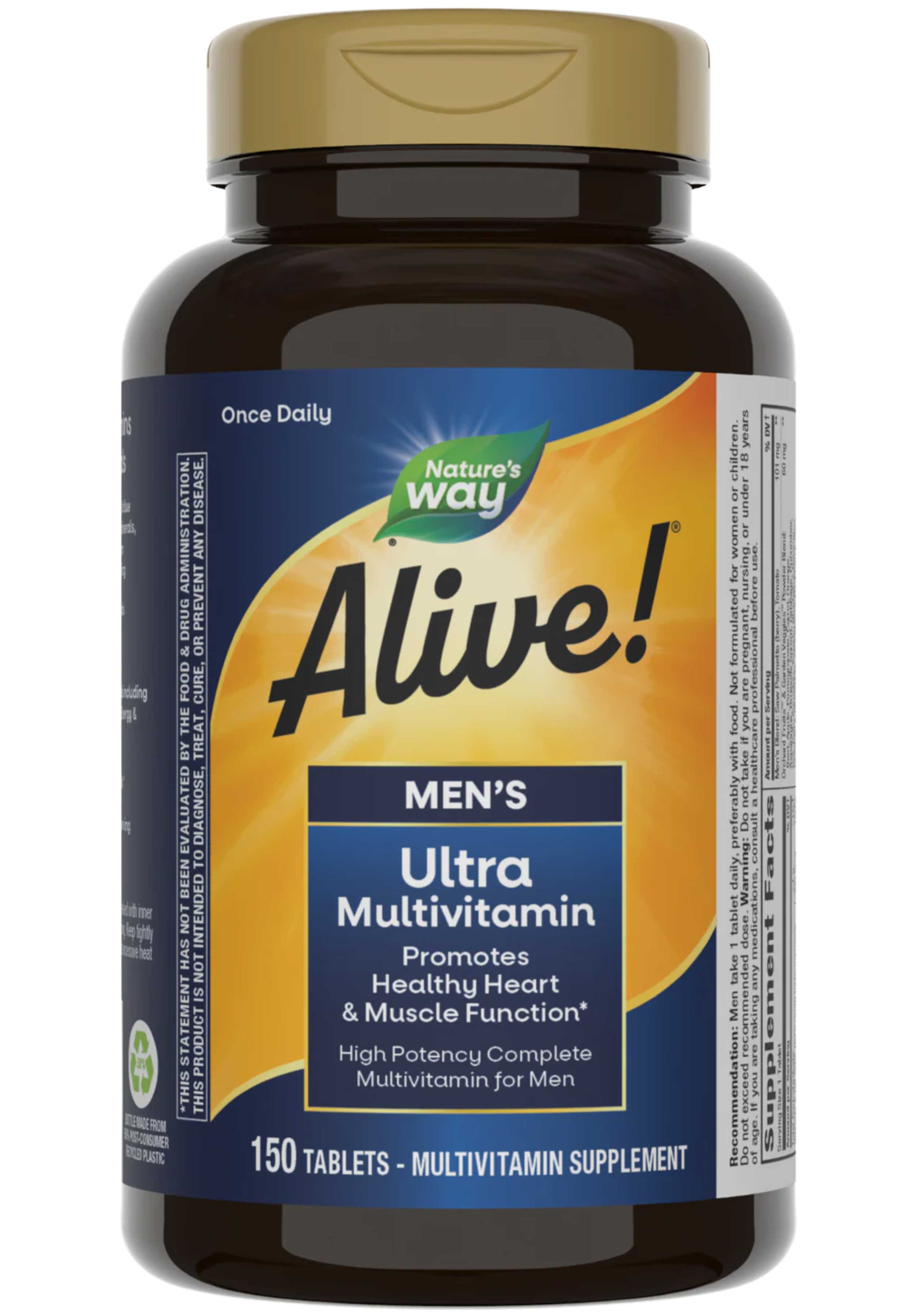 Nature's Way Alive! Men’s Ultra Multivitamin (Formerly Once Daily Men's Ultra Potency)