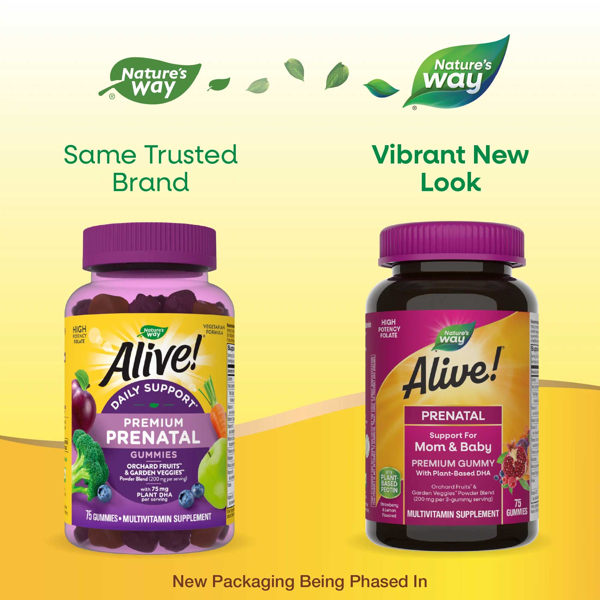 Nature's Way Alive! Premium Prenatal Gummies New Look