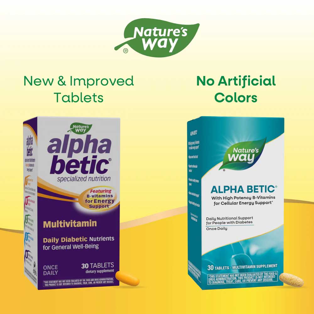 Nature's Way Alpha Betic Multivitamin New Look