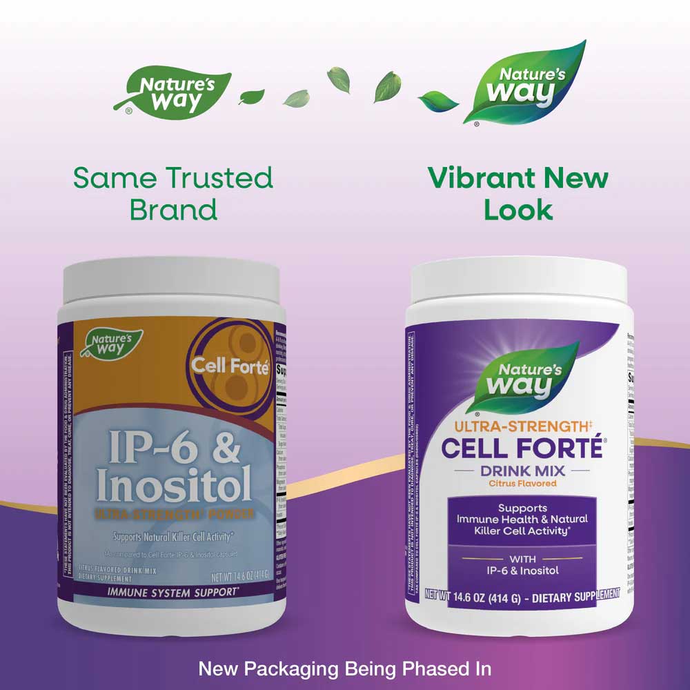 Nature's Way Cell Forté® IP-6 & Inositol Ultra-Strength‡ Powder New Look