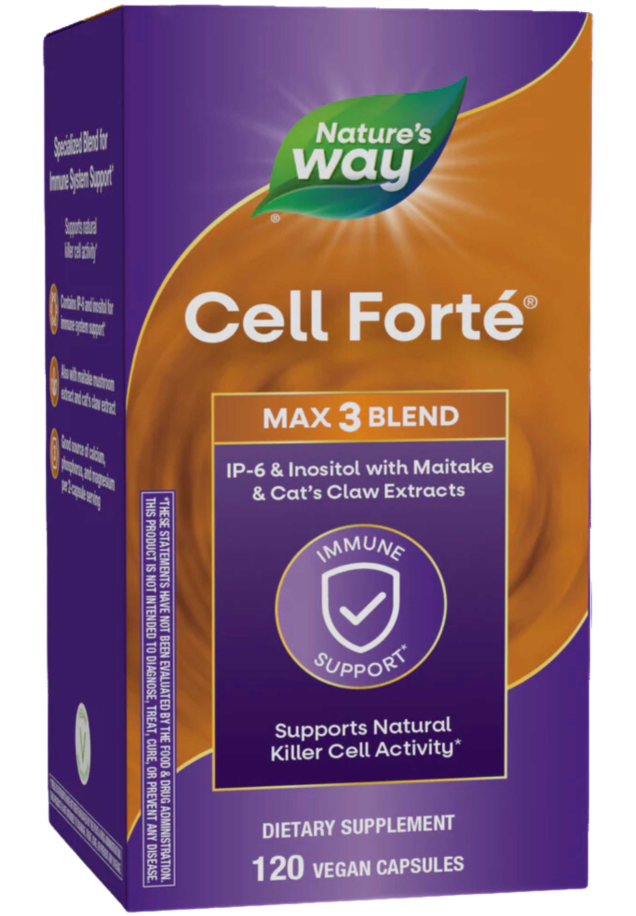 Nature's Way Cell Forté MAX 3 (Formerly Enzymatic Therapy Cell Forté MAX 3)