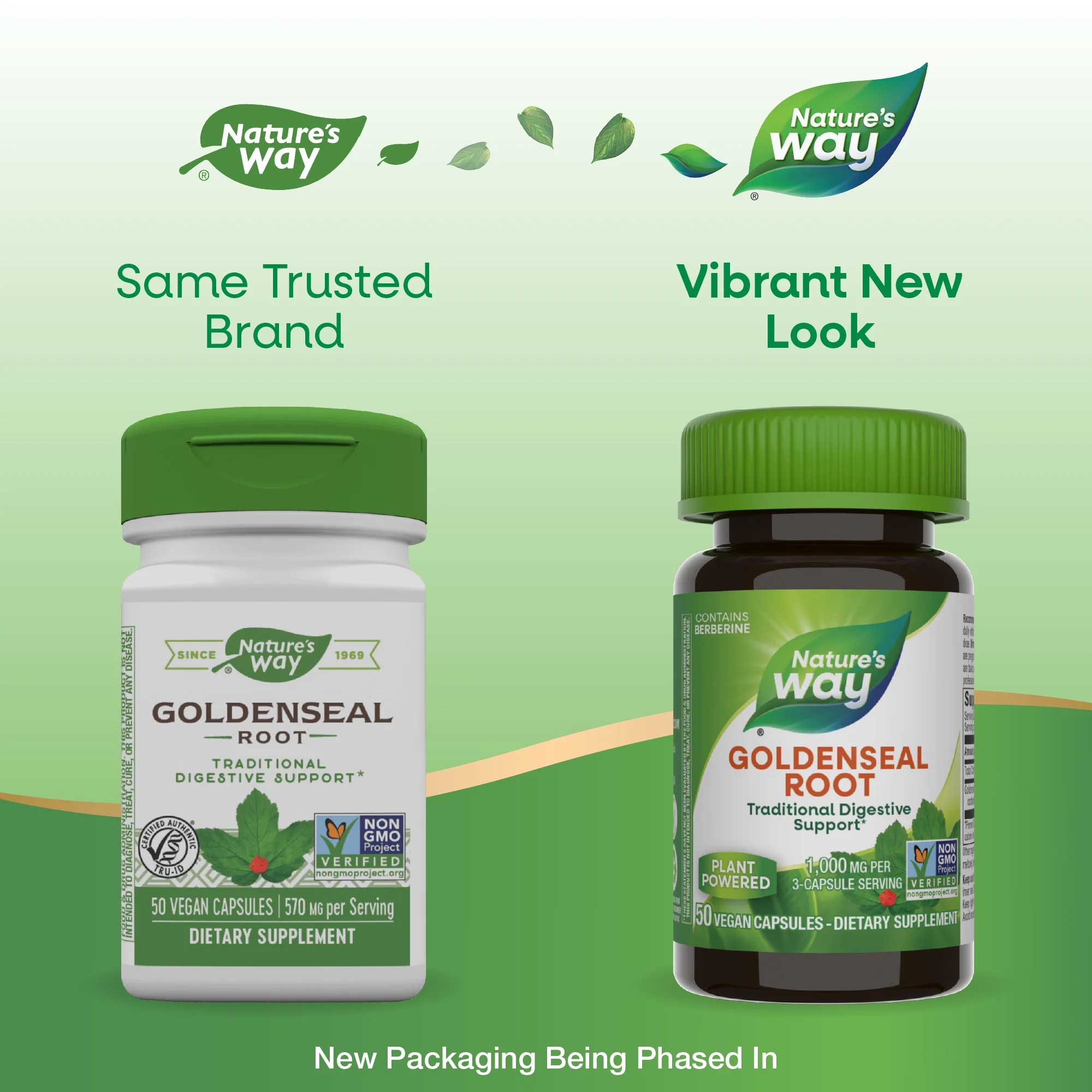 Nature's Way Goldenseal Root New Look