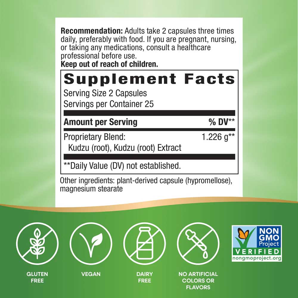 Nature's Way Kudzu Root Ingredients