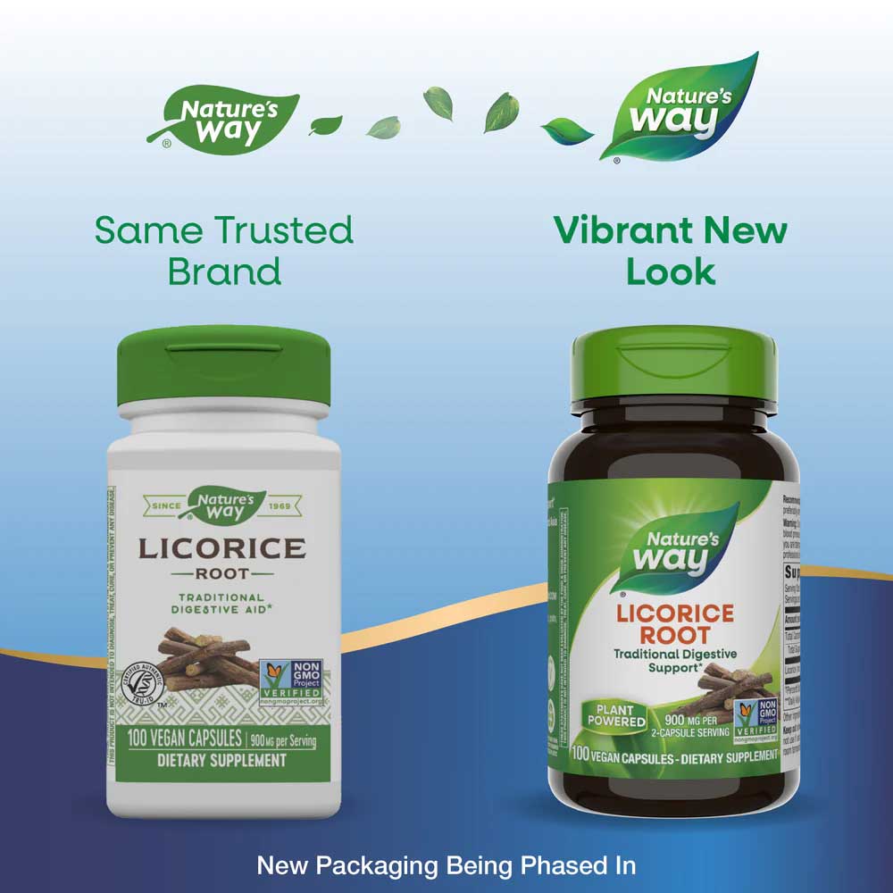Nature's Way Licorice Root New Look