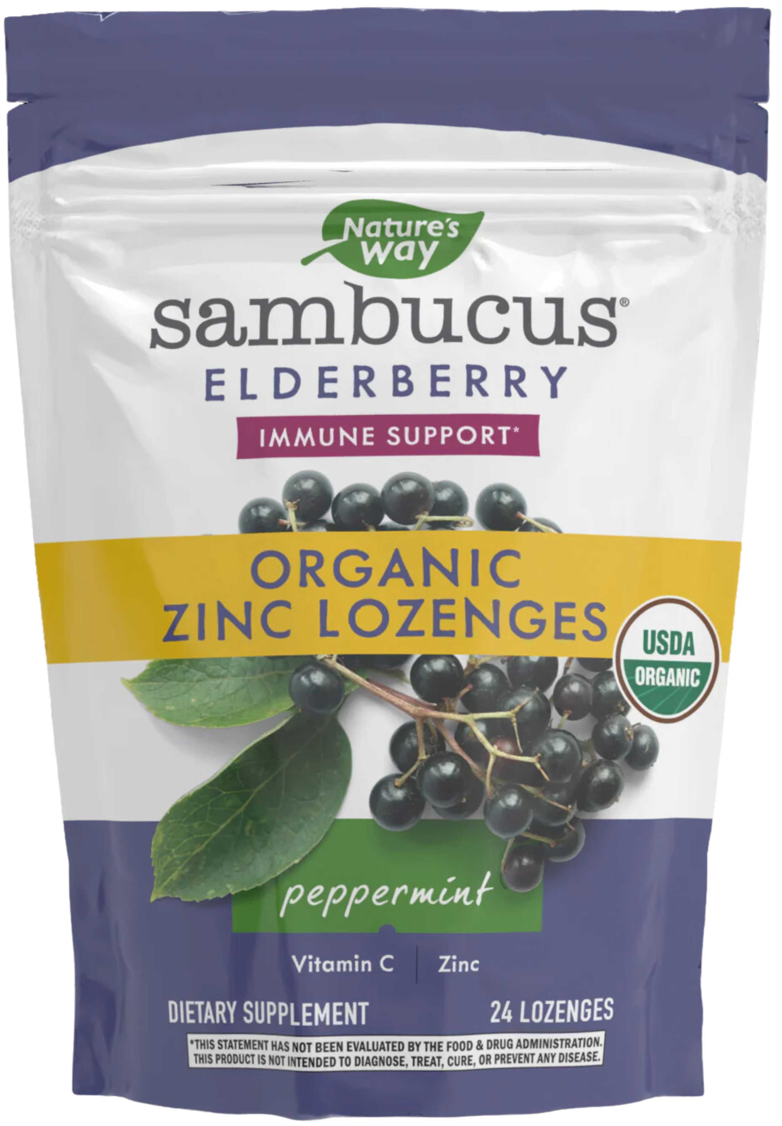 Nature's Way Sambucus Zinc Lozenges