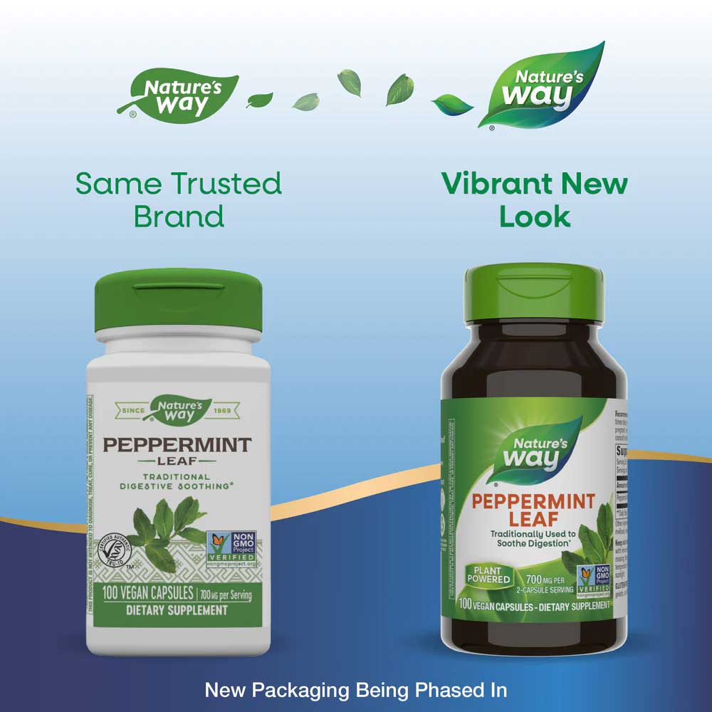 Nature's Way Peppermint Leaf New Look