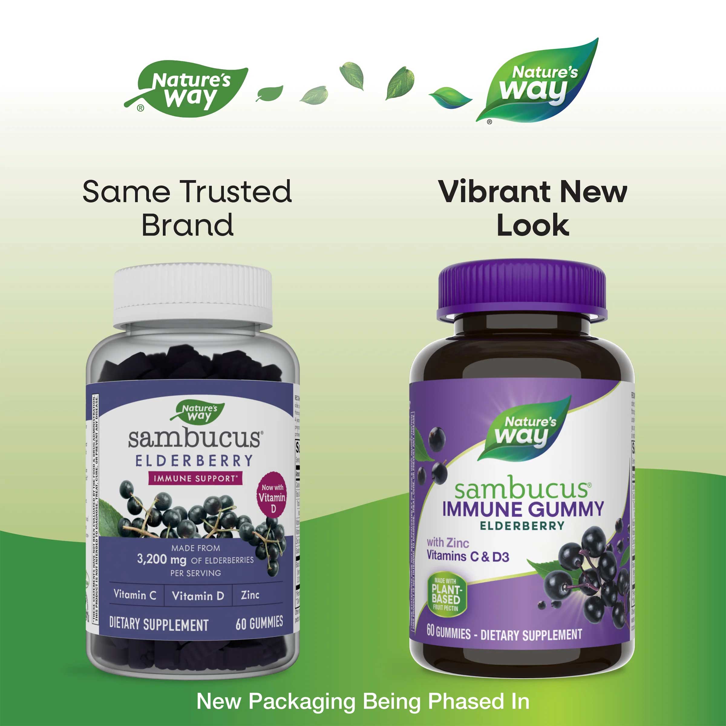 Nature's Way Sambucus Immune Gummies New Look