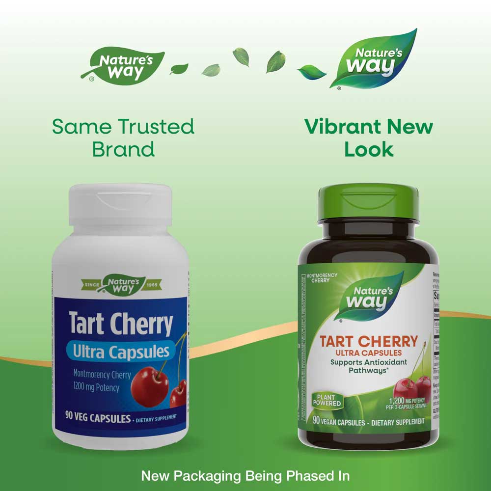 Nature's Way Tart Cherry Ultra Capsules New Look