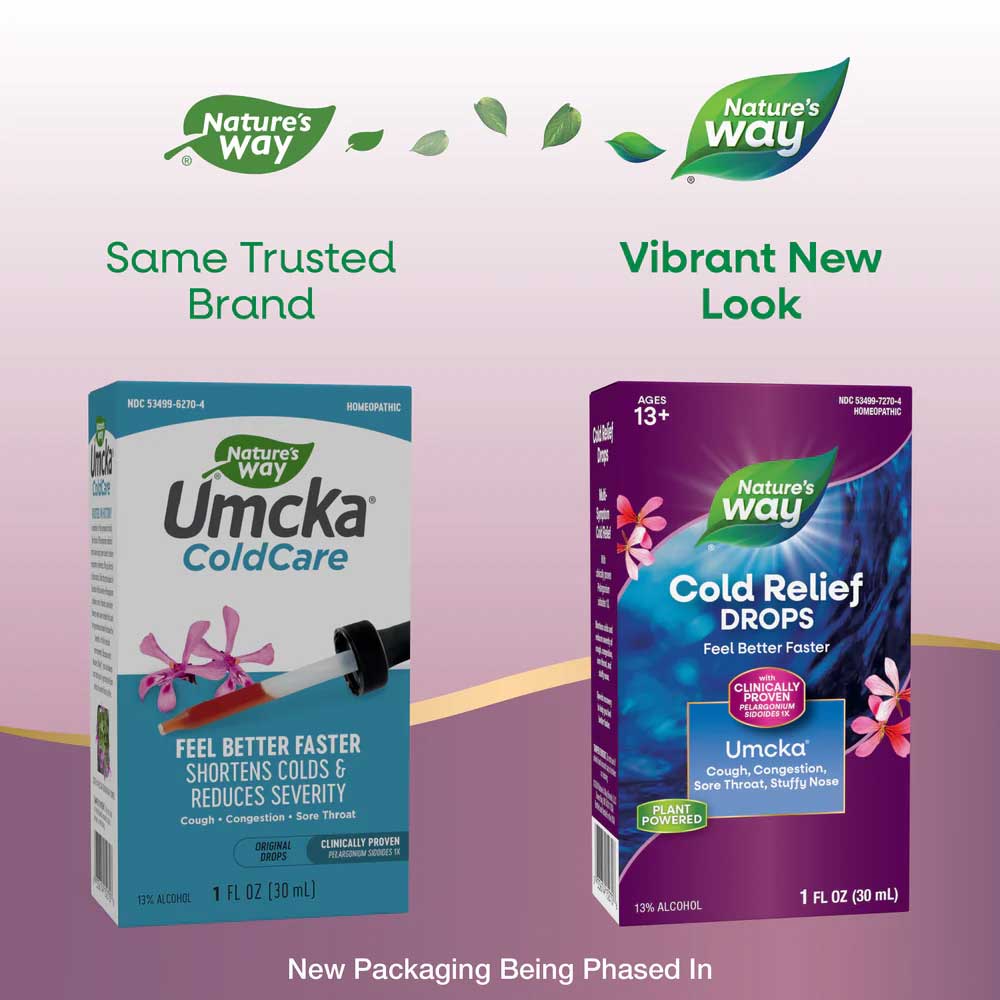Nature's Way Umcka ColdCare Original Drops New Look