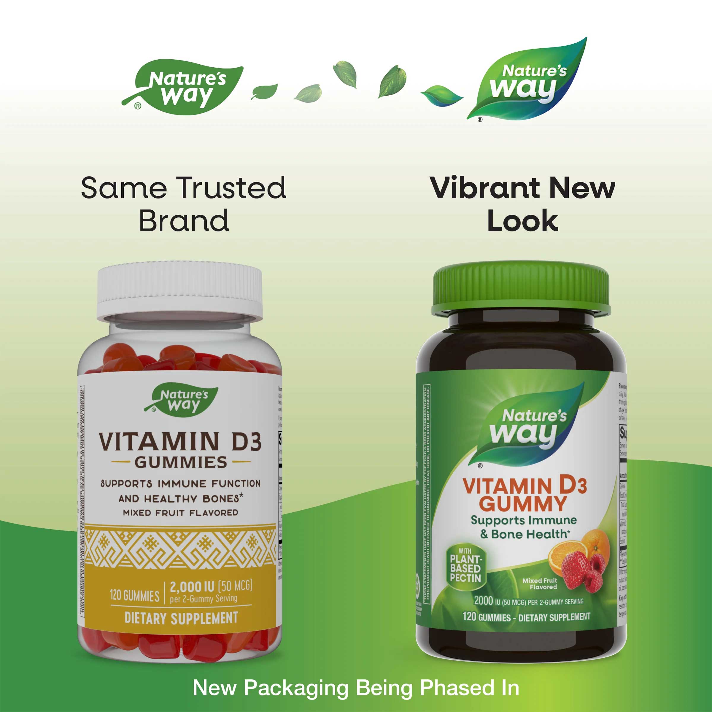 Nature's Way Vitamin D3 Gummies New Look