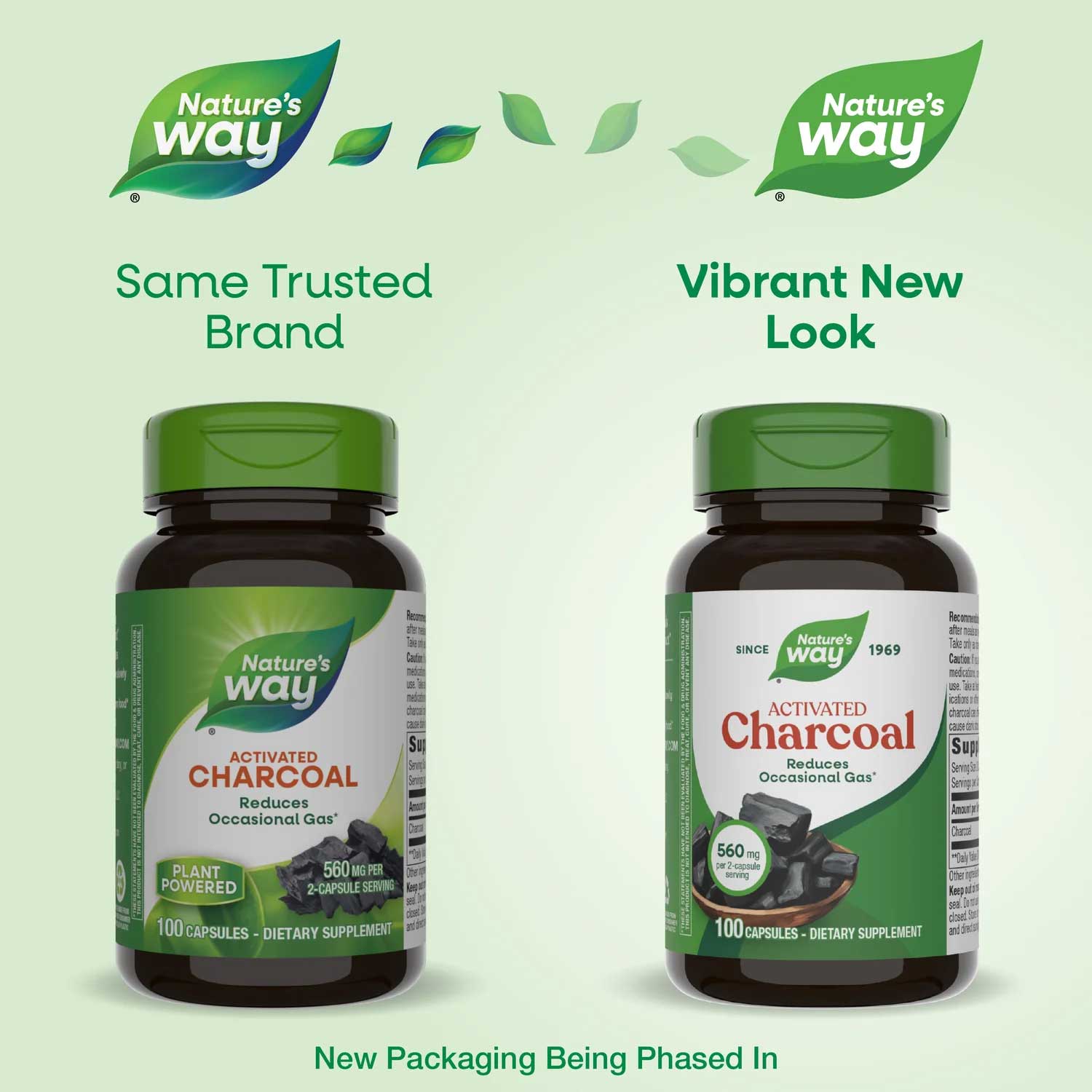 Nature's Way Activated Charcoal (Green) New Look