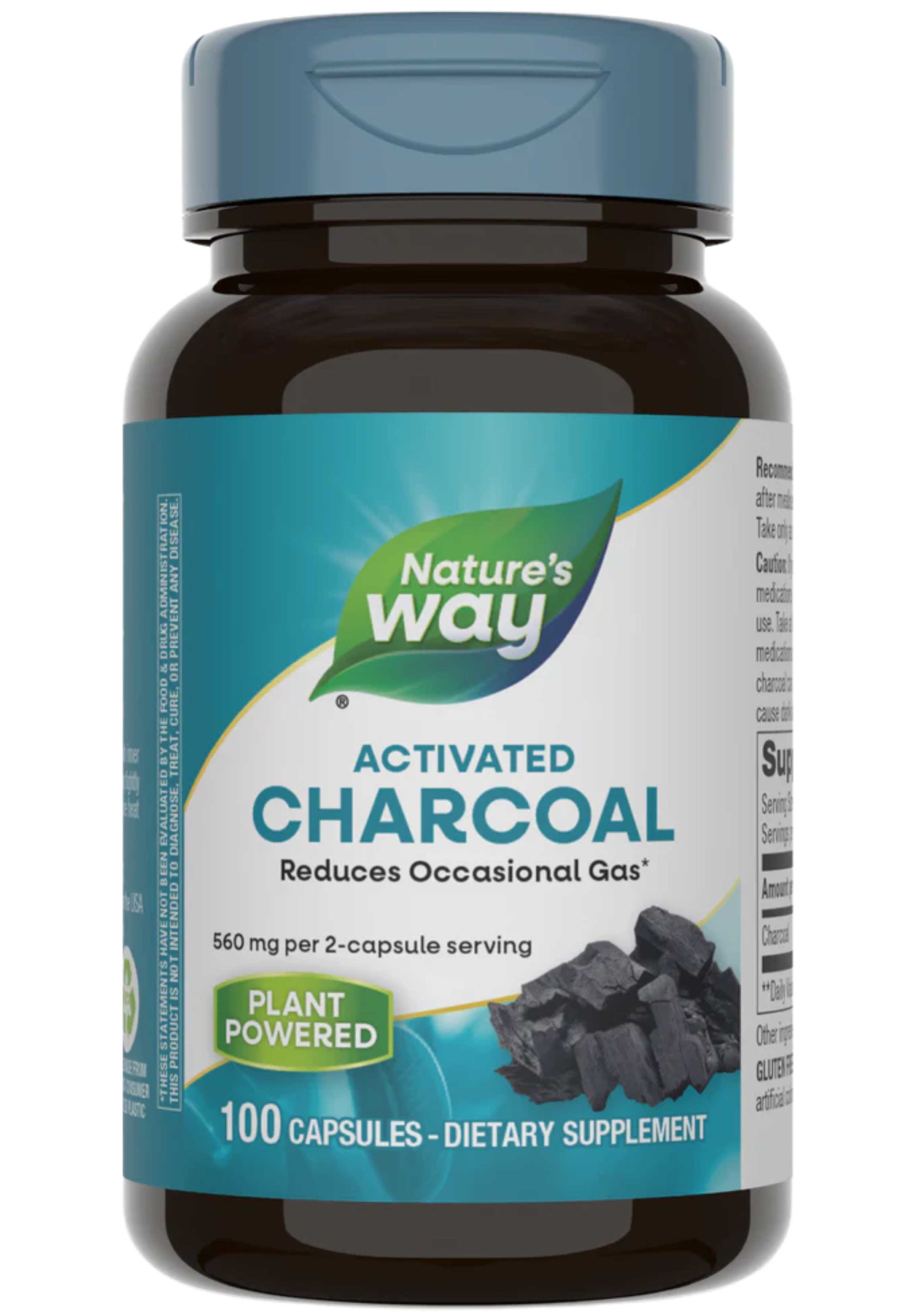 Nature's Way Activated Charcoal (Teal)