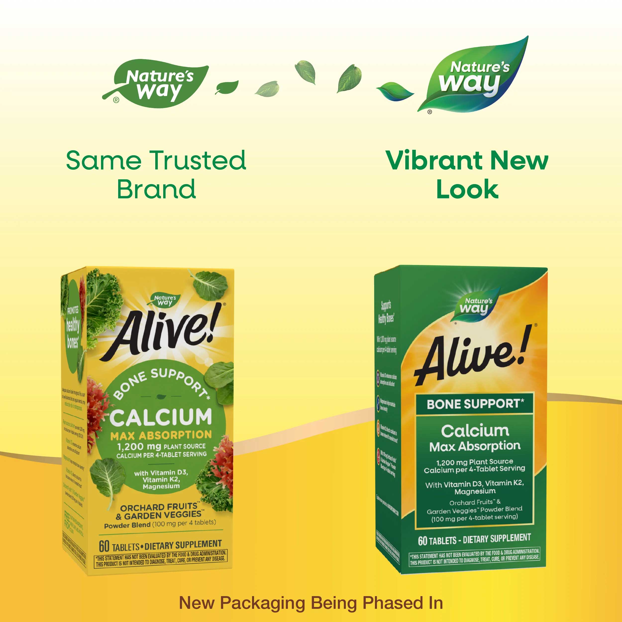 Nature's Way Alive! Calcium New Look