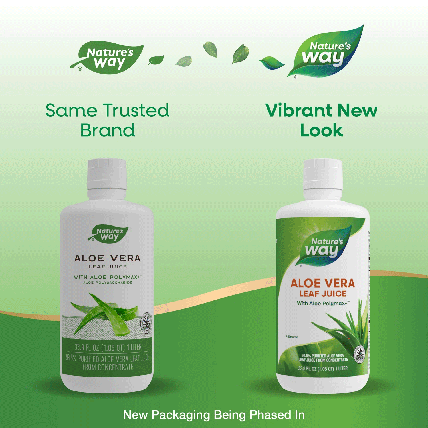 Nature's Way Aloe Vera Leaf Juice New Look