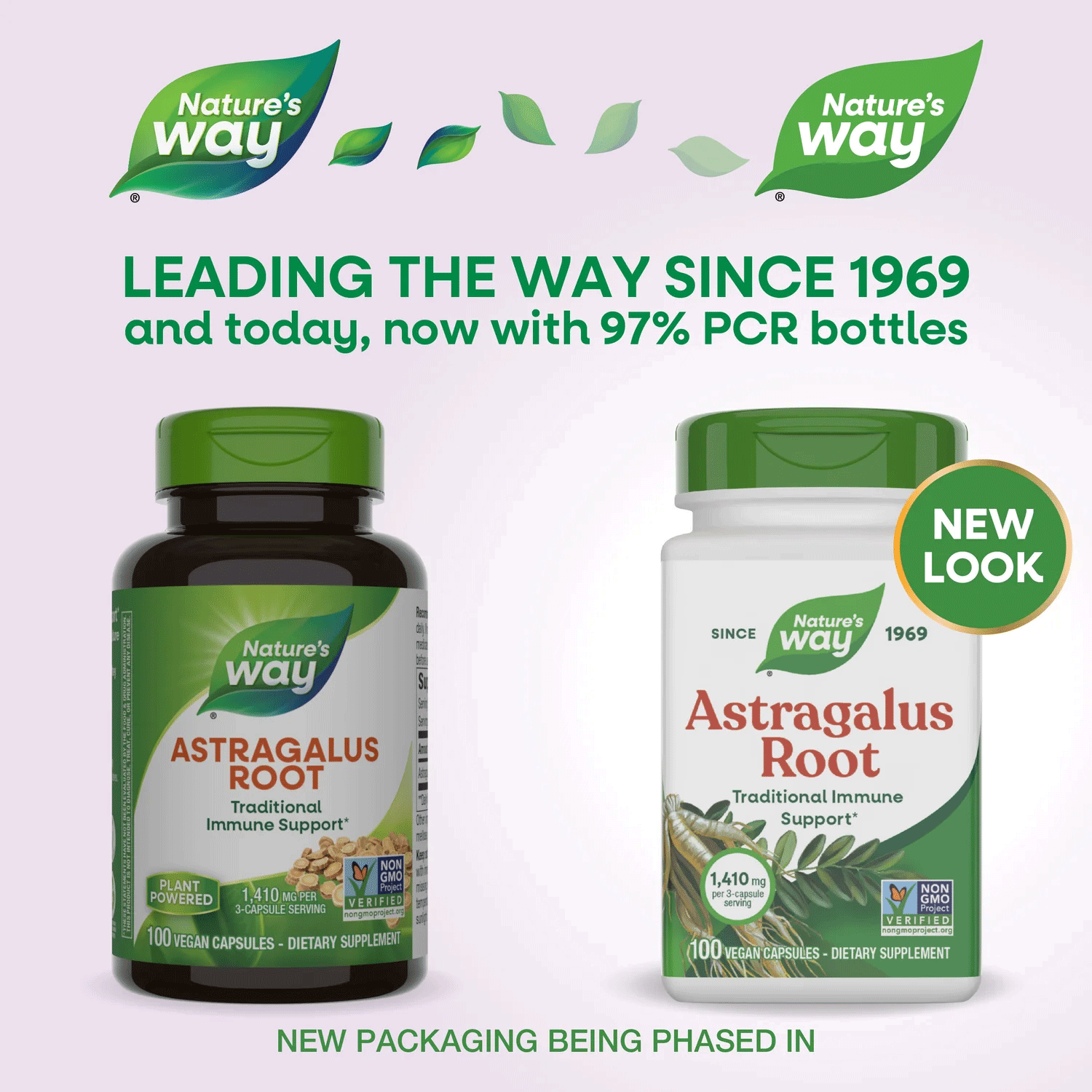 Nature's Way Astragalus Root New Look