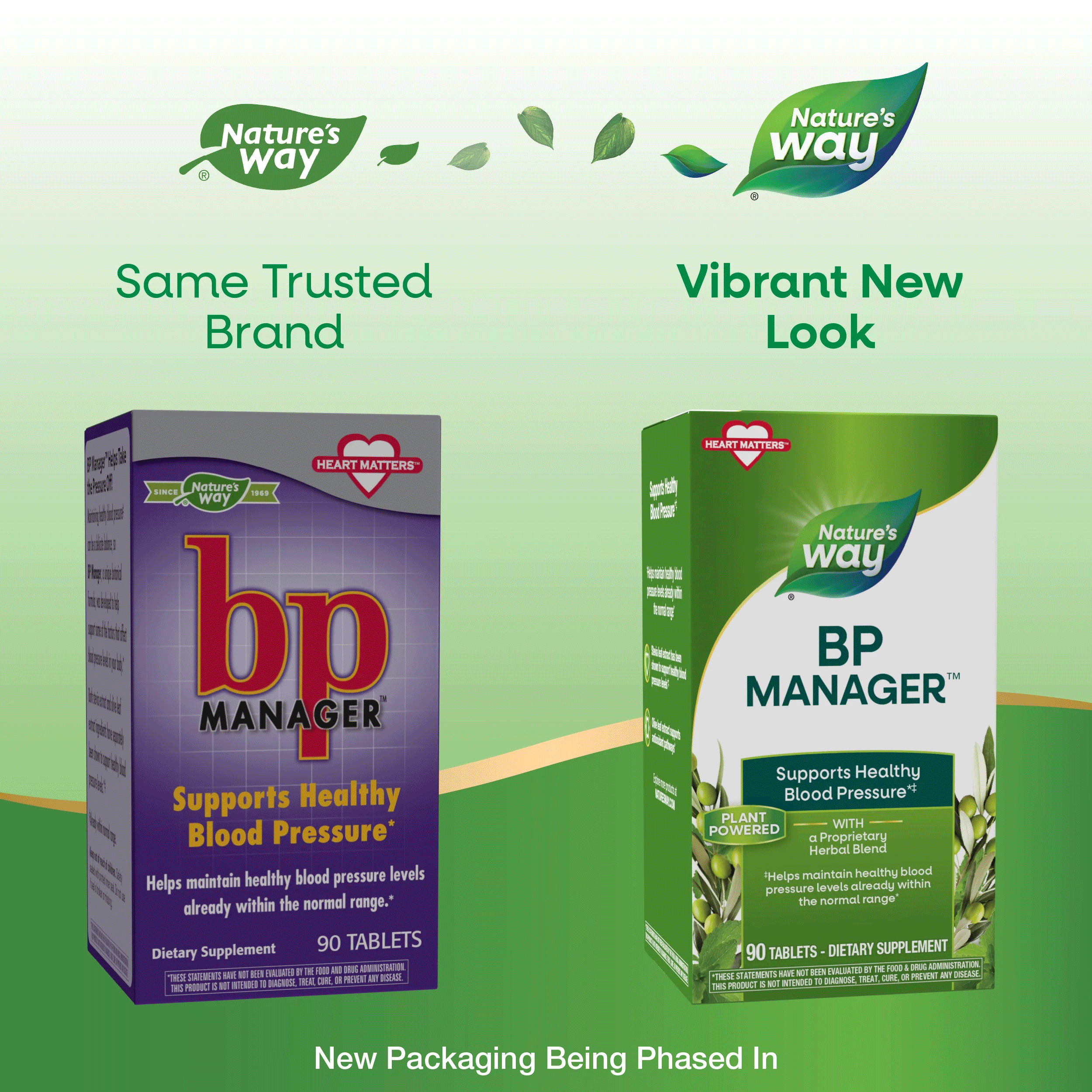 Nature's Way BP Manager (Formerly Enzymatic Therapy BP Manager) New Look