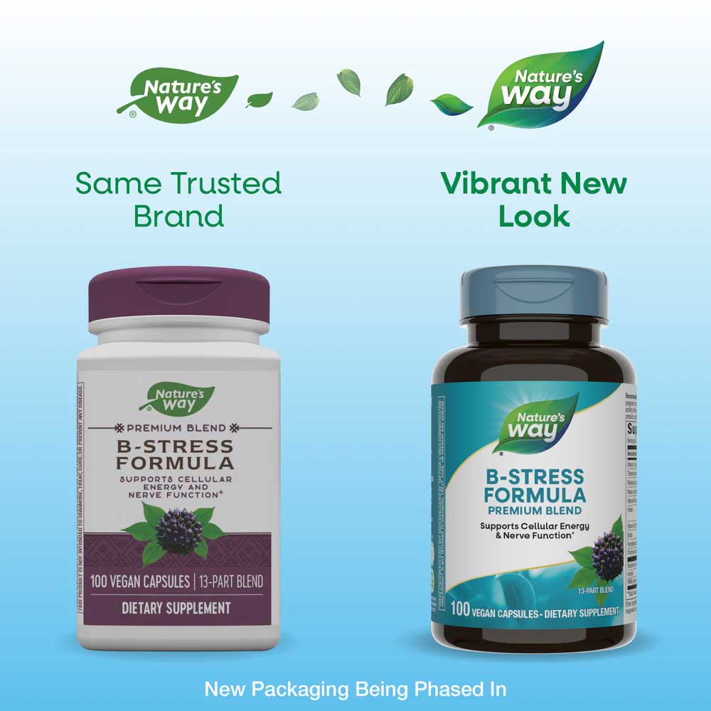 Nature's Way B-Stress Formula New Look