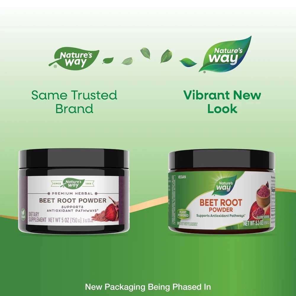 Nature's Way Beet Root Powder New Look