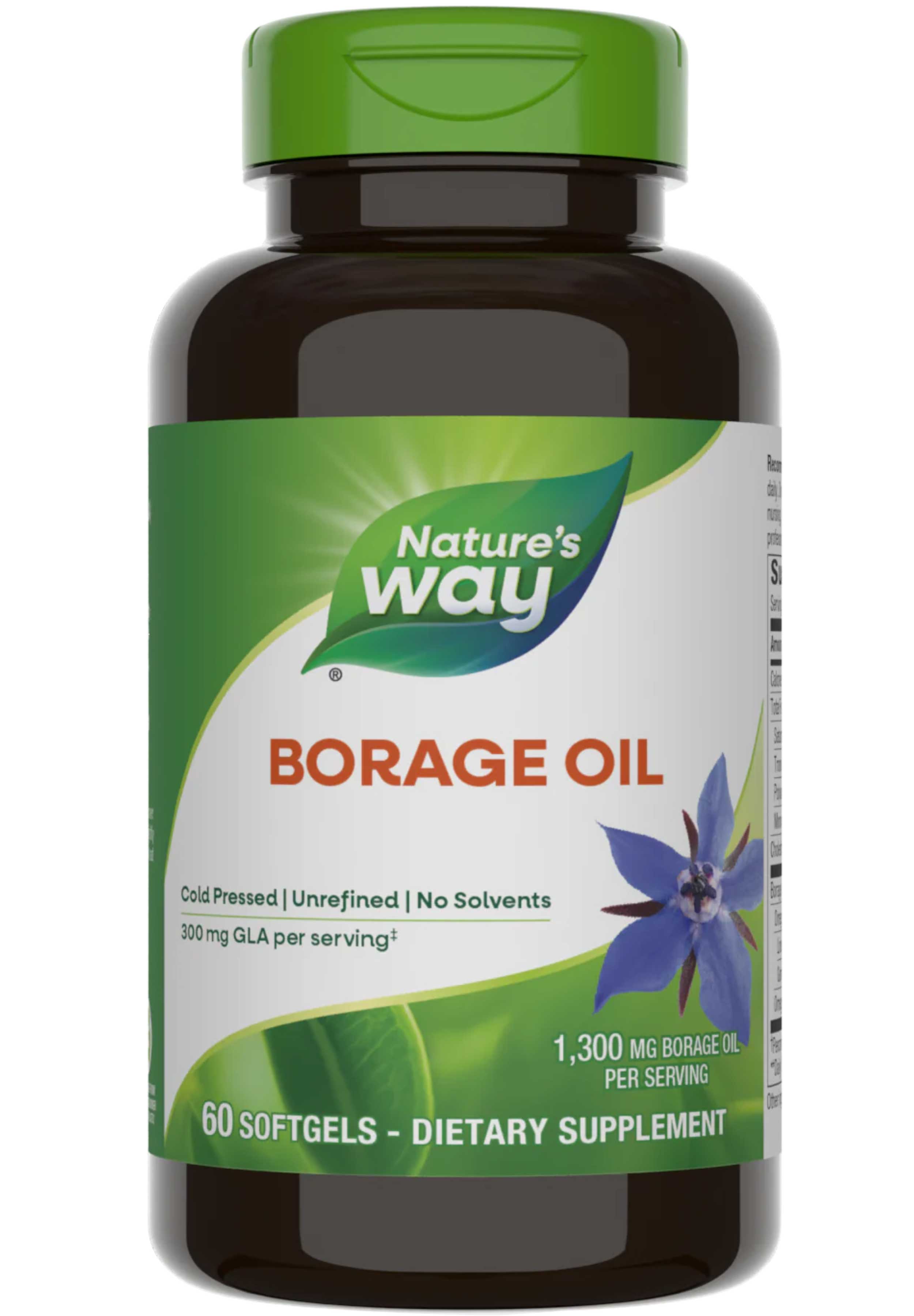 Nature's Way Borage Oil 1300 mg (Formerly EfaGold Borage Oil 1300 mg)