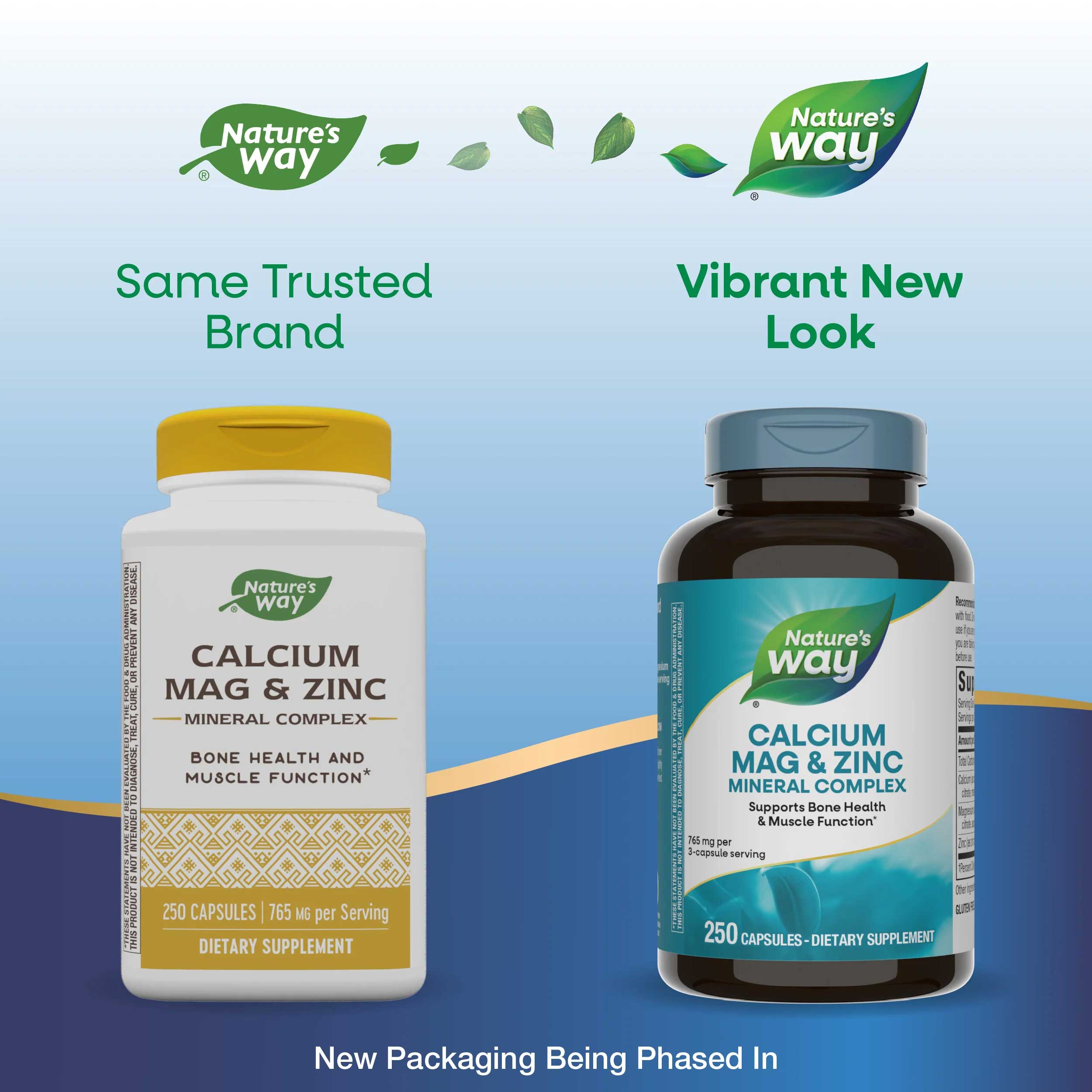 Nature's Way Calcium Mag & Zinc New Look