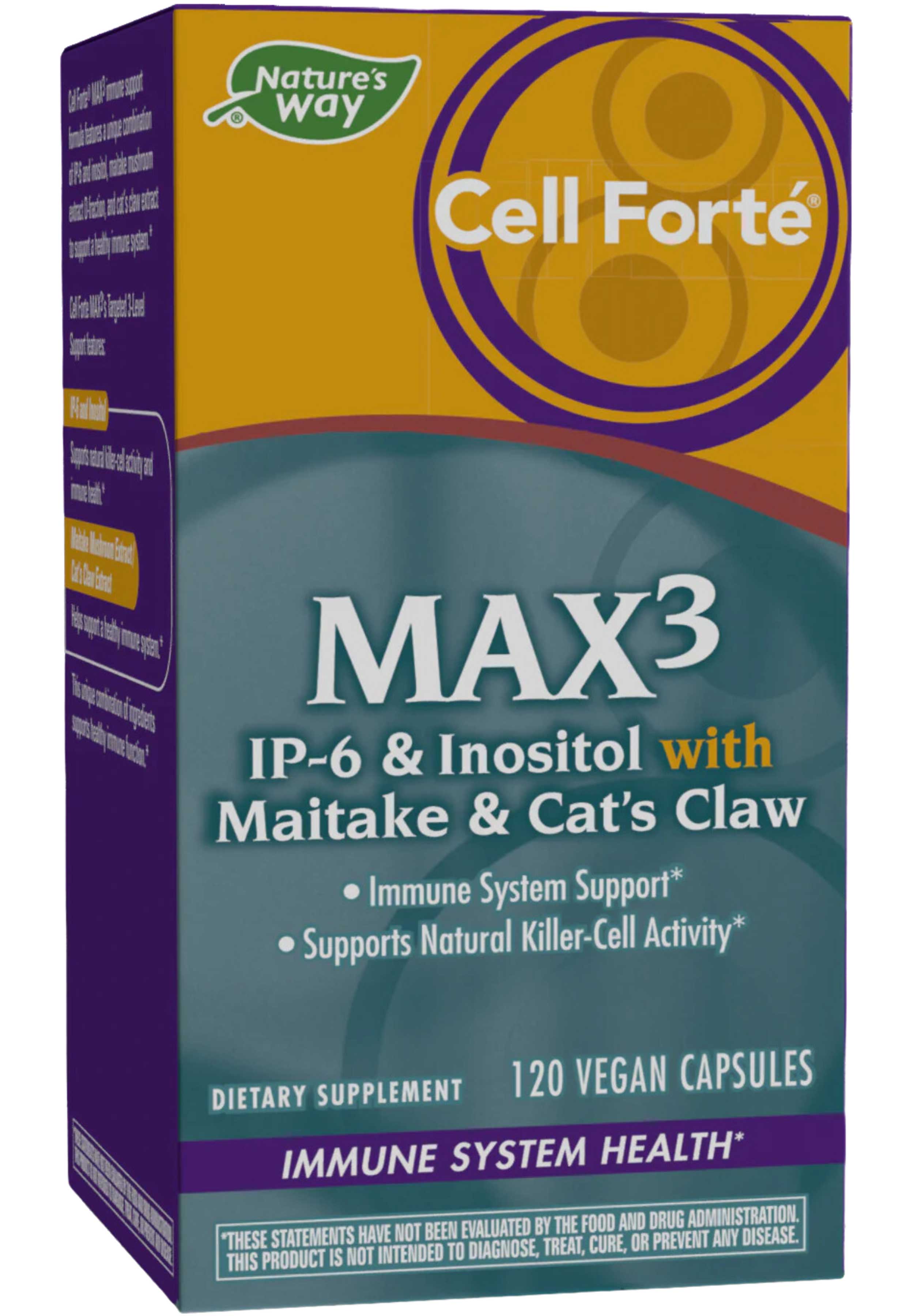 Nature's Way Cell Forté MAX 3 (Formerly Enzymatic Therapy Cell Forté MAX 3)
