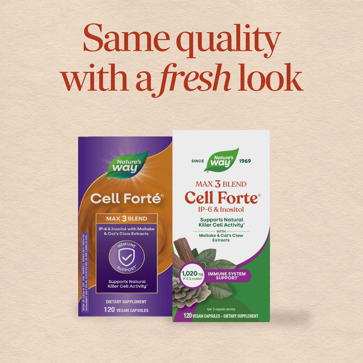Nature's Way Cell Forté MAX 3 New Look