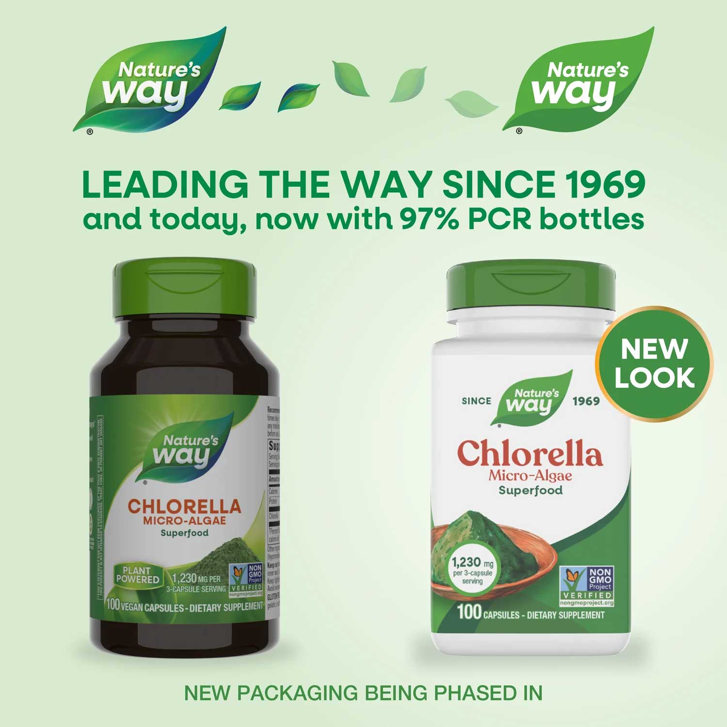 Nature's Way Chlorella Micro-Algae New Look