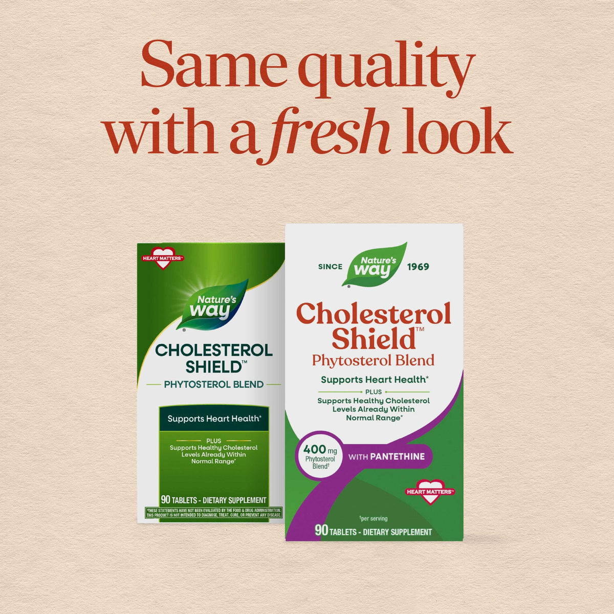 Nature's Way Cholesterol Shield Phytosterol Blend New Look