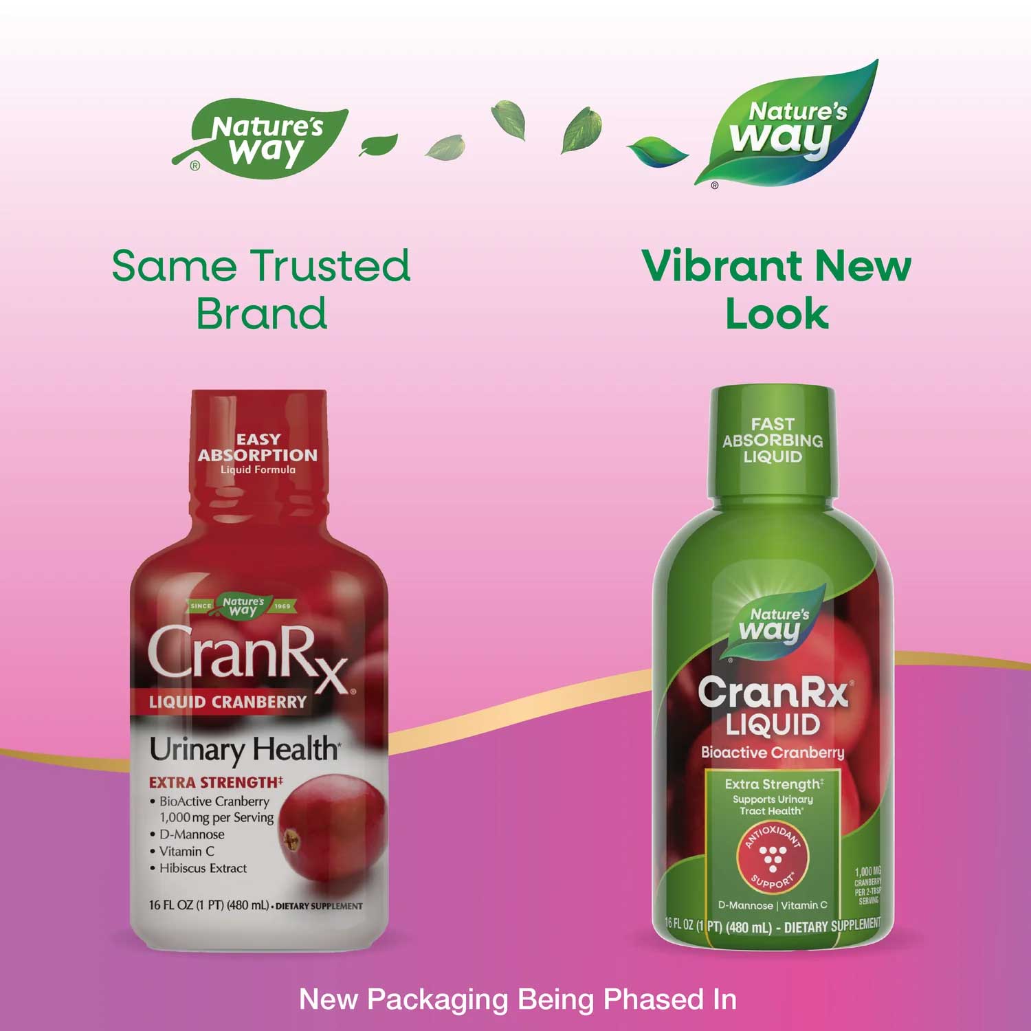 Nature's Way CranRx Liquid Bioactive Cranberry New Look
