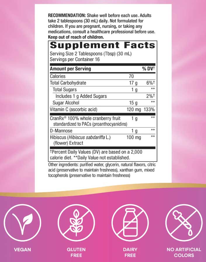 Nature's Way CranRx Liquid Bioactive Cranberry Ingredients